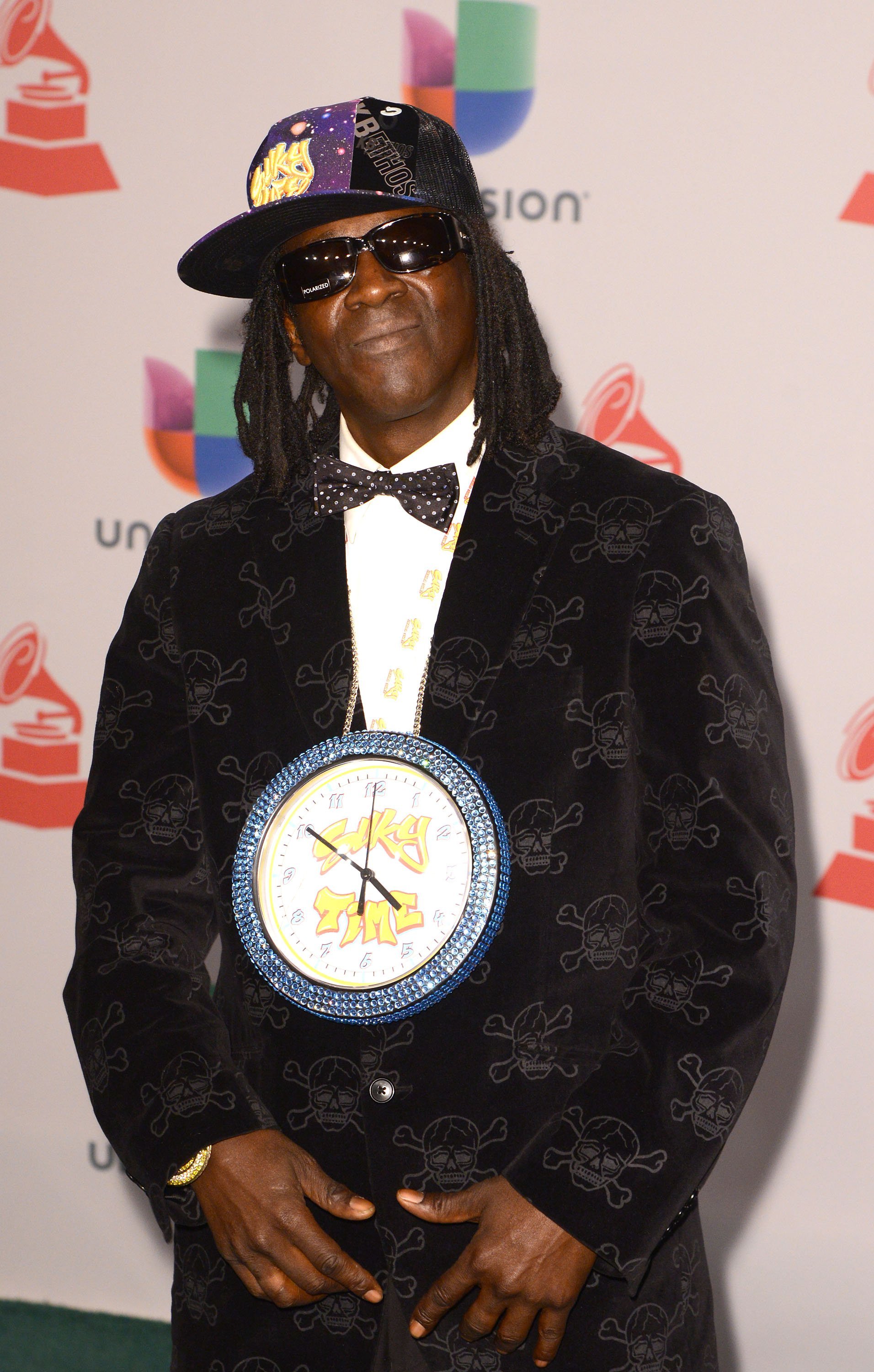 Flavor Flav at the 15th Annual Latin Grammy Awards in 2014. | Photo: Getty Images