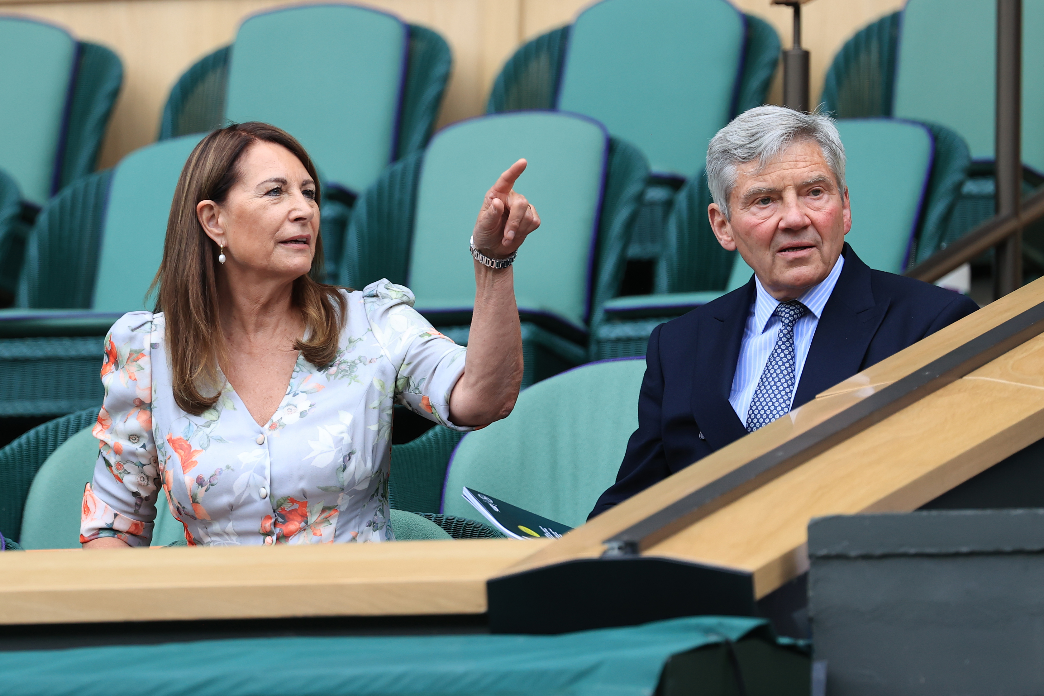 Carole and Michael Middleton during day nine of The Championships Wimbledon 2022 in London, England, on July 5, 2022. | Source: Getty Images