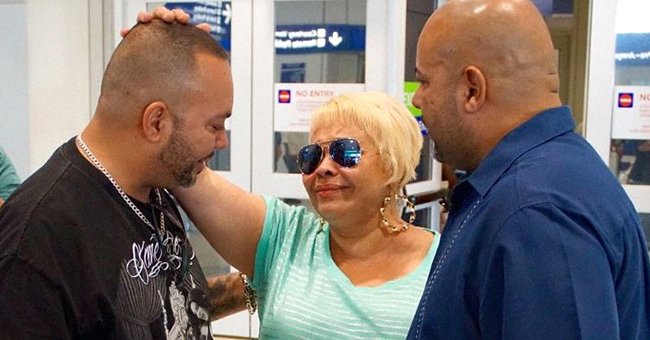 Elsie Ramirez se reencuentra con sus hijos después de 46 años. | Foto: Twitter.com/wdefnews12
