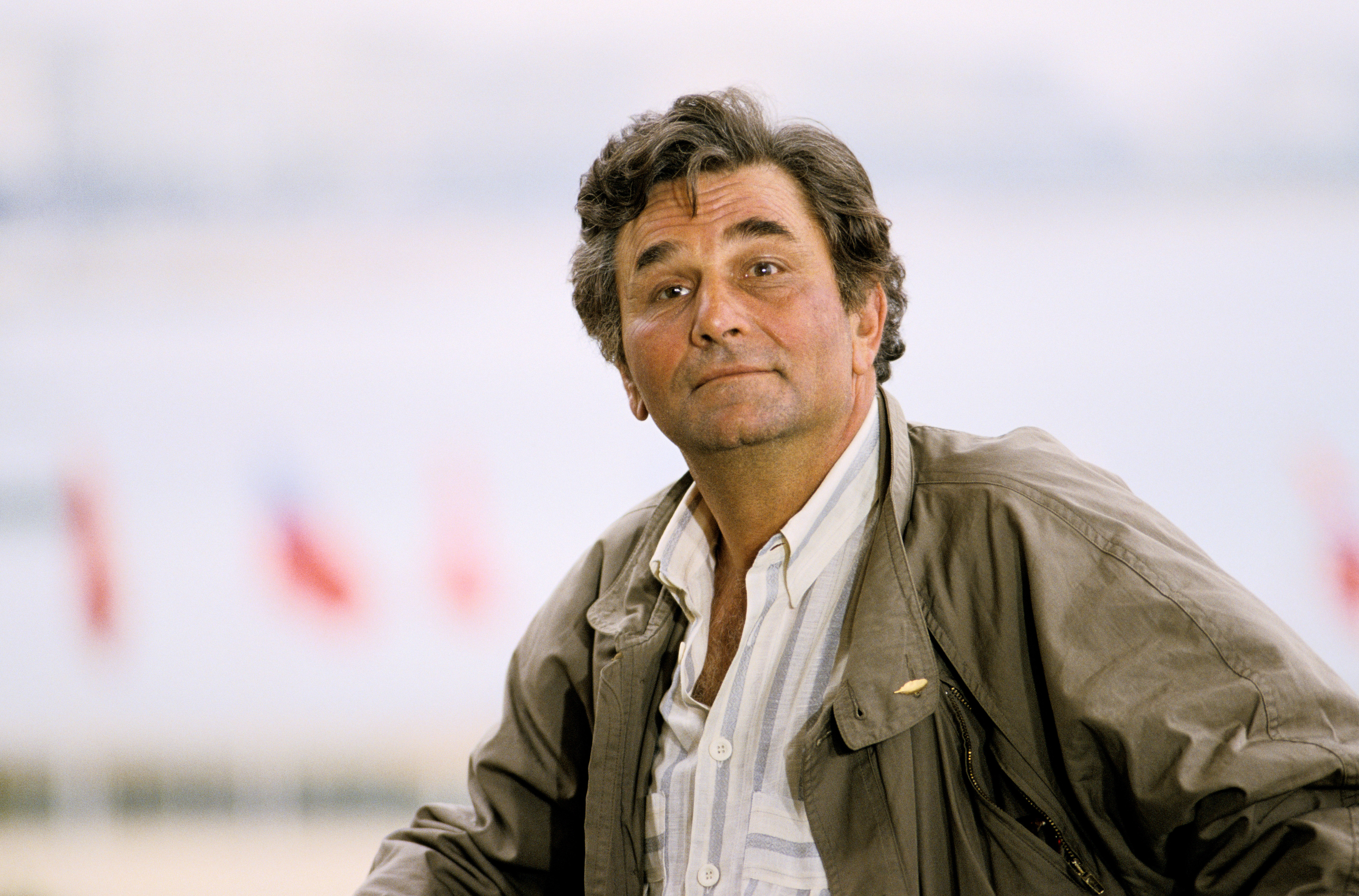 Peter Falk during the Cannes Film Festival in May 1987, in Cannes, France. | Source: Getty Images