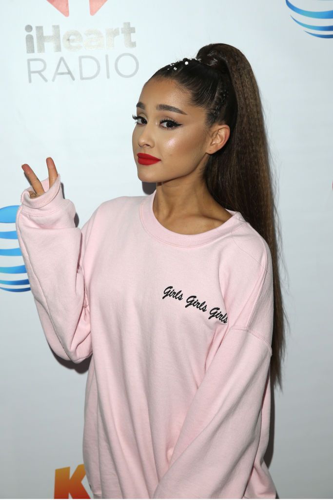 Ariana Grande backstage at the iHeartRadio Wango Tango by AT&T on June 2, 2018, in Los Angeles, California | Photo: Jesse Grant/Getty Images