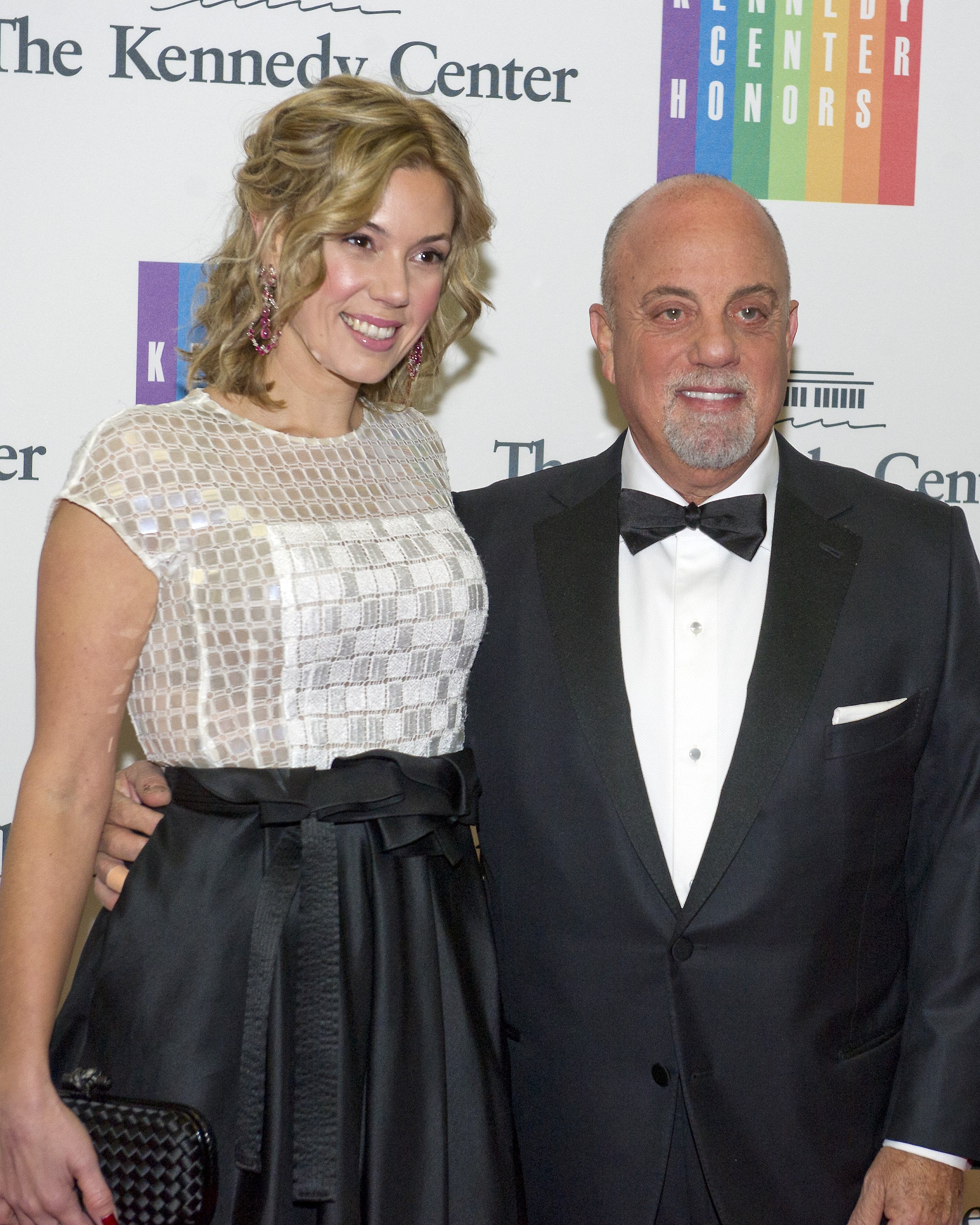 Billy Joel and Alexis Roderick arriving at the formal Artist's Dinner at the U.S. Department of State on December 7, 2013 in Washington, D.C. / Source: Getty Images