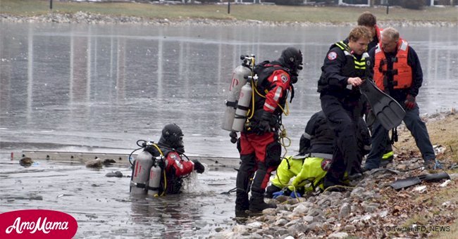 Cet homme meurt après avoir sauté dans un étang glacé pour sauver un chien qui se noyait