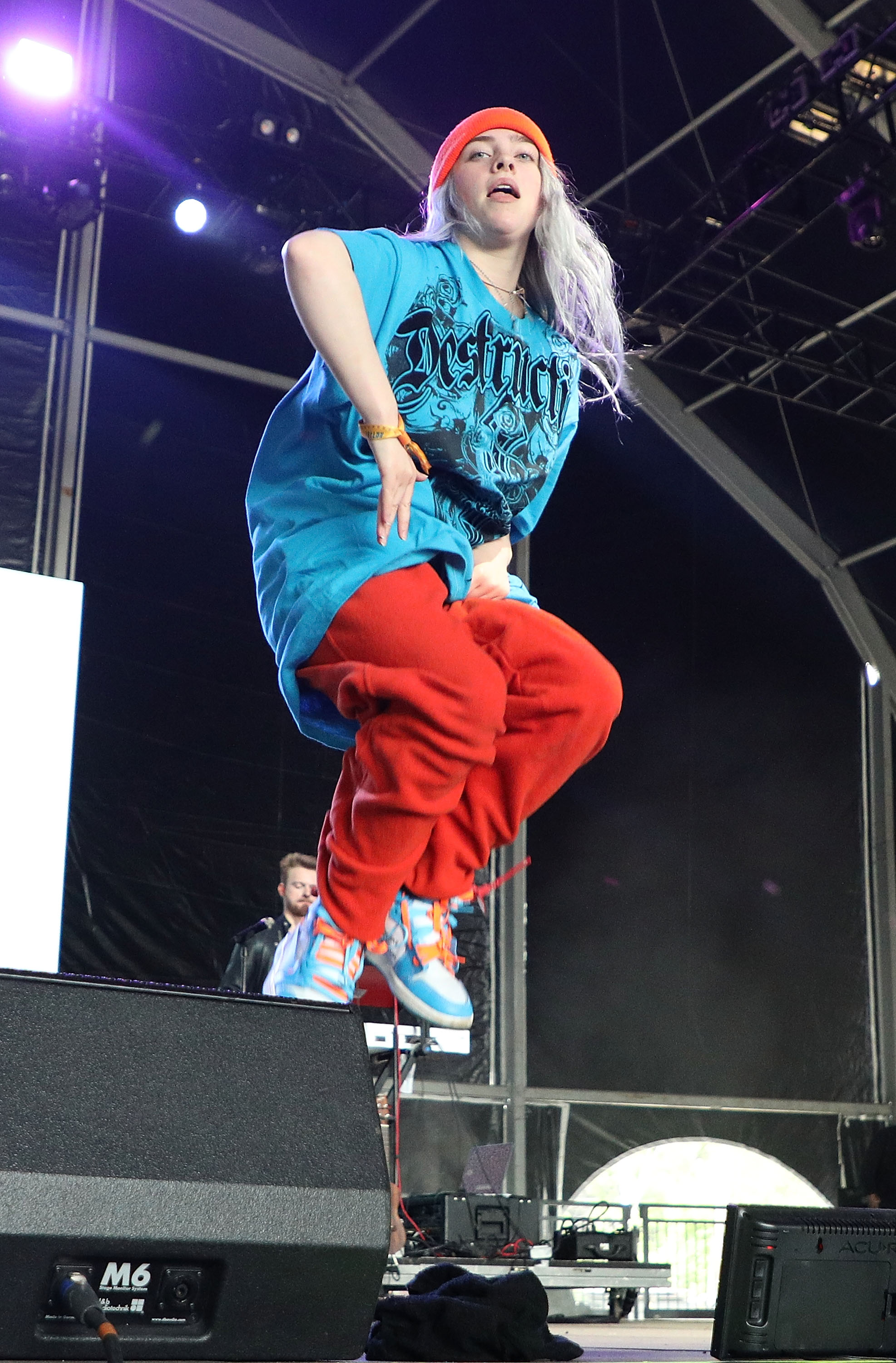 Billie Eilish performs onstage during Day 3 of the Governors Ball Music Festival in New York City, on June 3, 2018. | Source: Getty Images