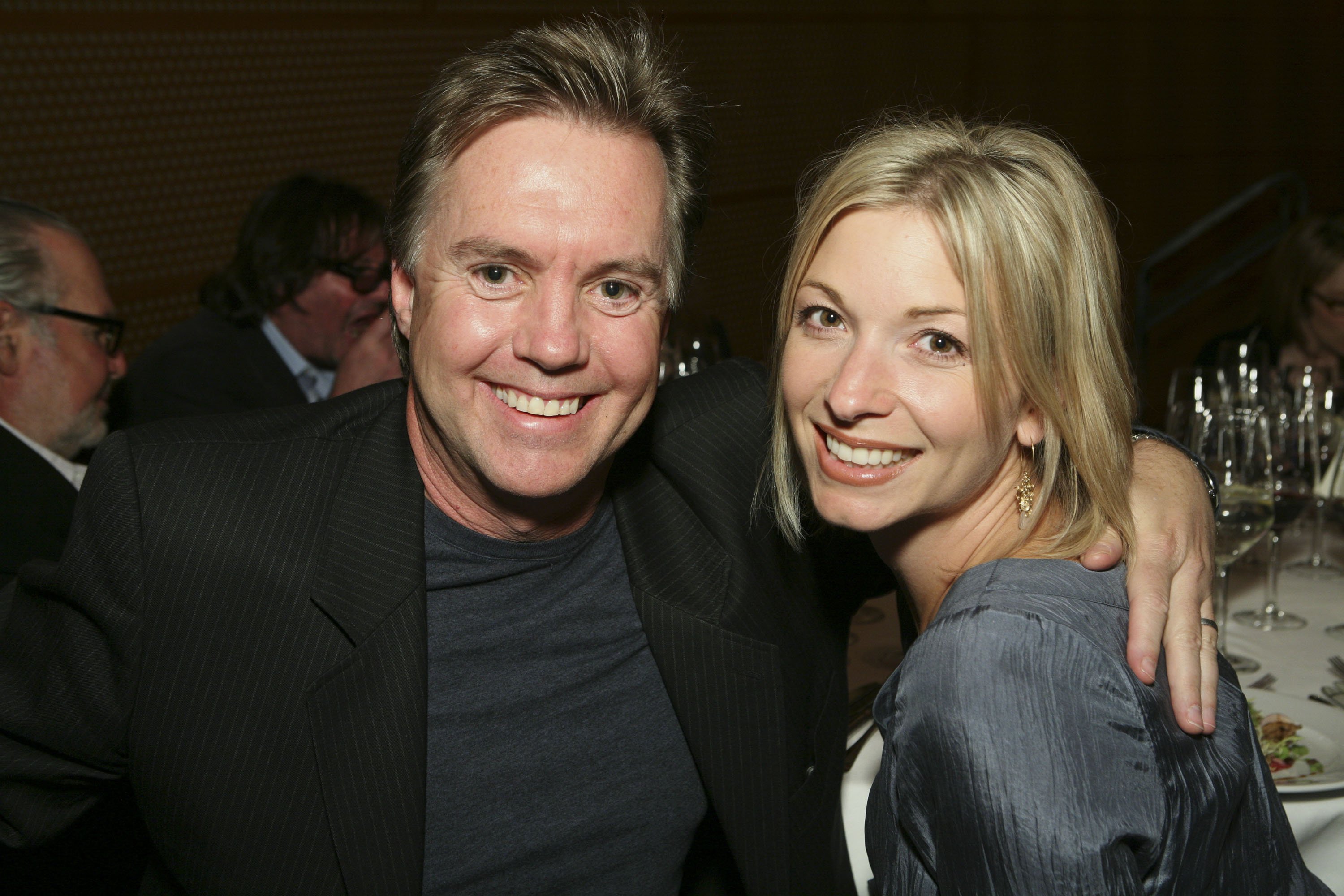 Shaun Cassidy and Tracey Lynne Turner at the Sixth Annual Wine Aficionado Dinner "Dial M for Merlot" on May 8, 2008, in Los Angeles, California | Source: Getty Images