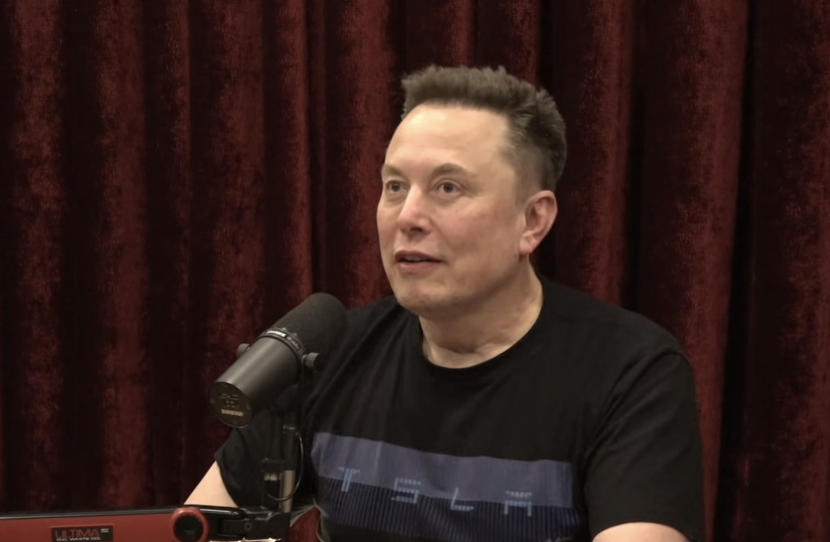 Elon Musk's look on his latest appearance on The Joe Rogan Experience | Source: YouTube/PowerfulJRE