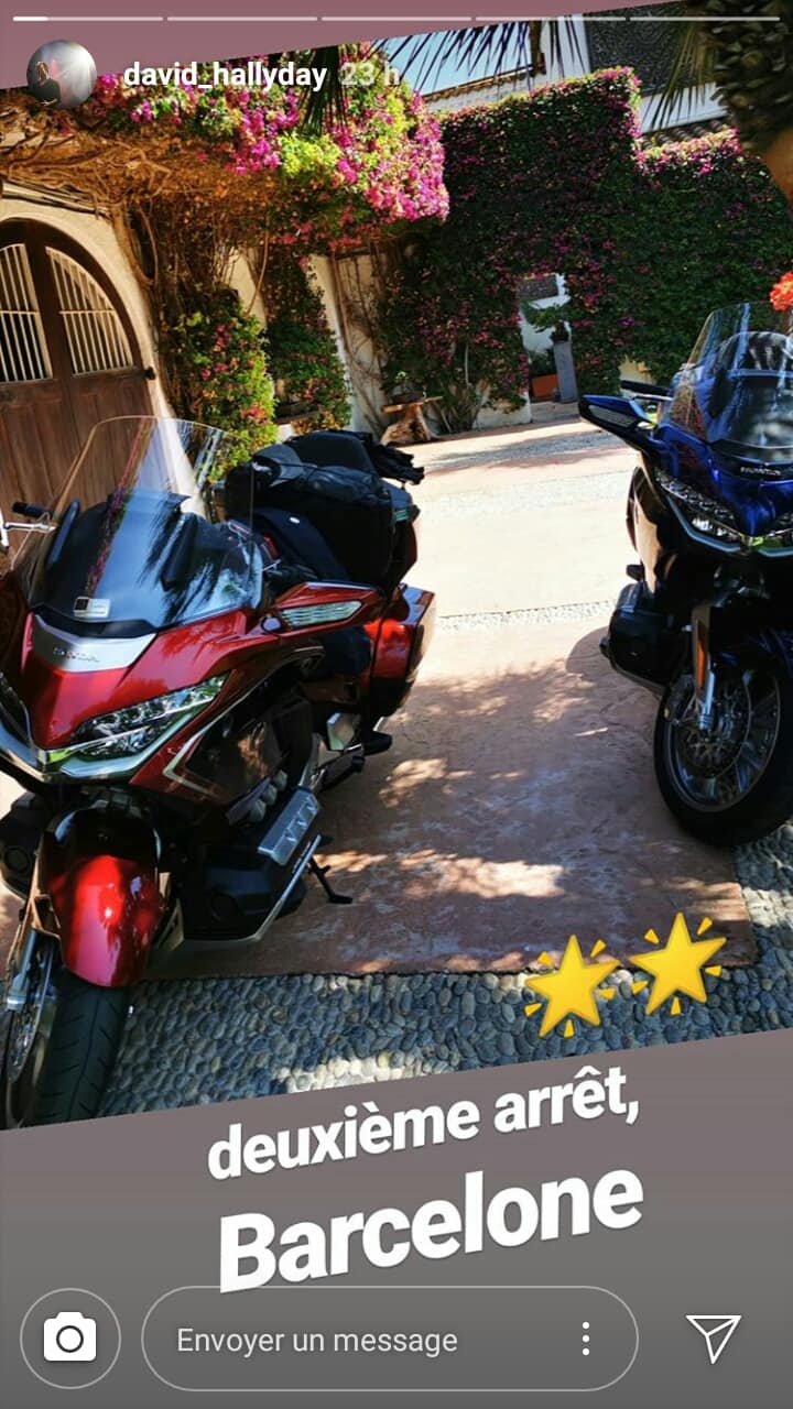 Source: Story Instagram de David Hallyday Source: Story Instagram de David Hallyday