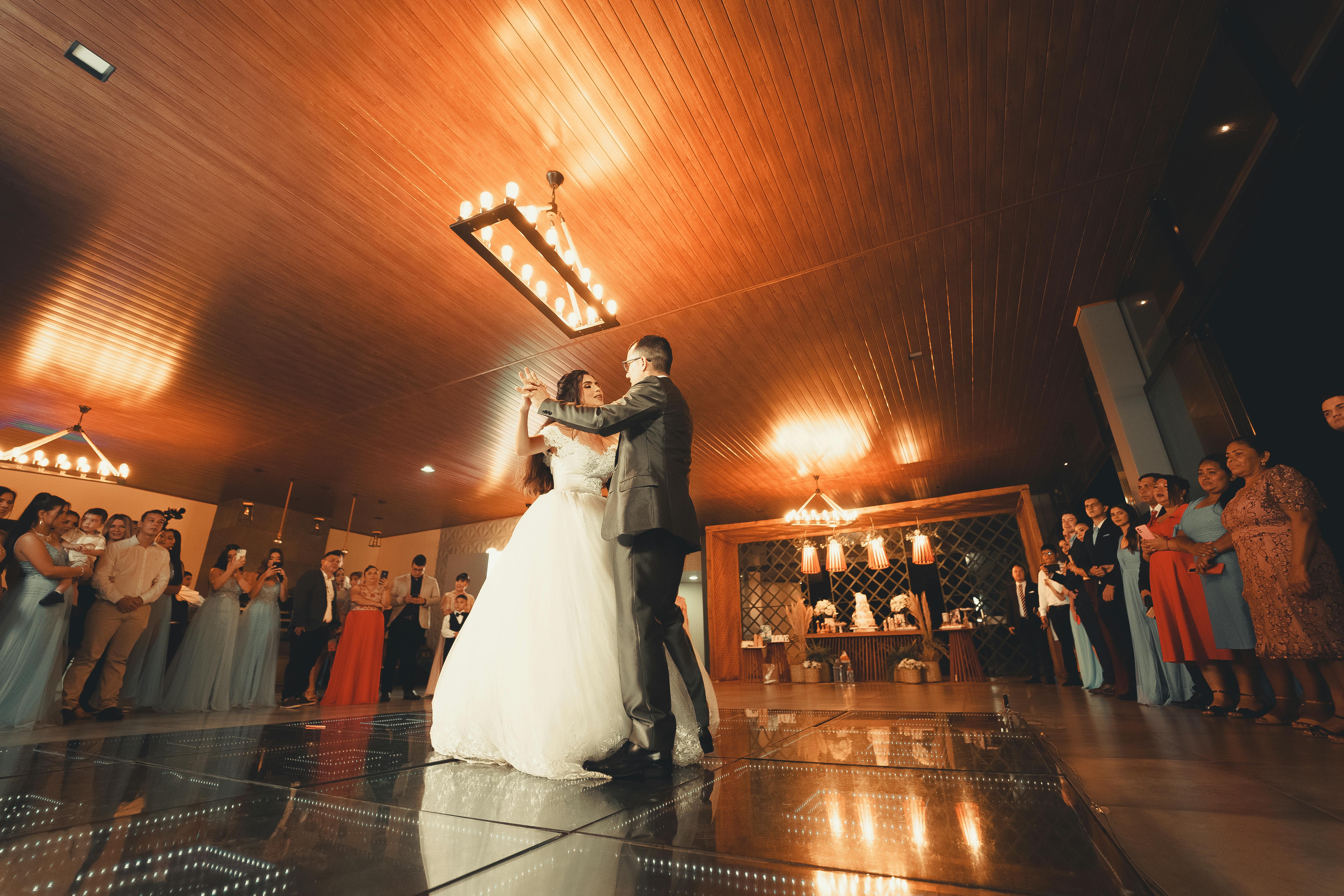 A bride and groom dancing at a wedding reception | Source: Pexels