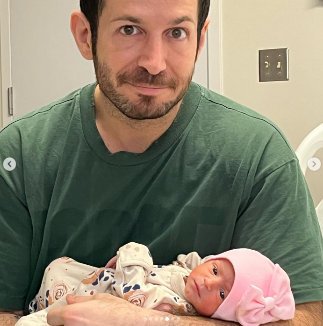 Brandon Frankel with his daughter Maya, from a post dated June 16, 2024 | Source: Instagram/gaboureysidibe