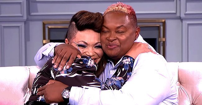 Tisha Campbell and her long lost sister, Ellen | Photo: Youtube/The Real Daytime