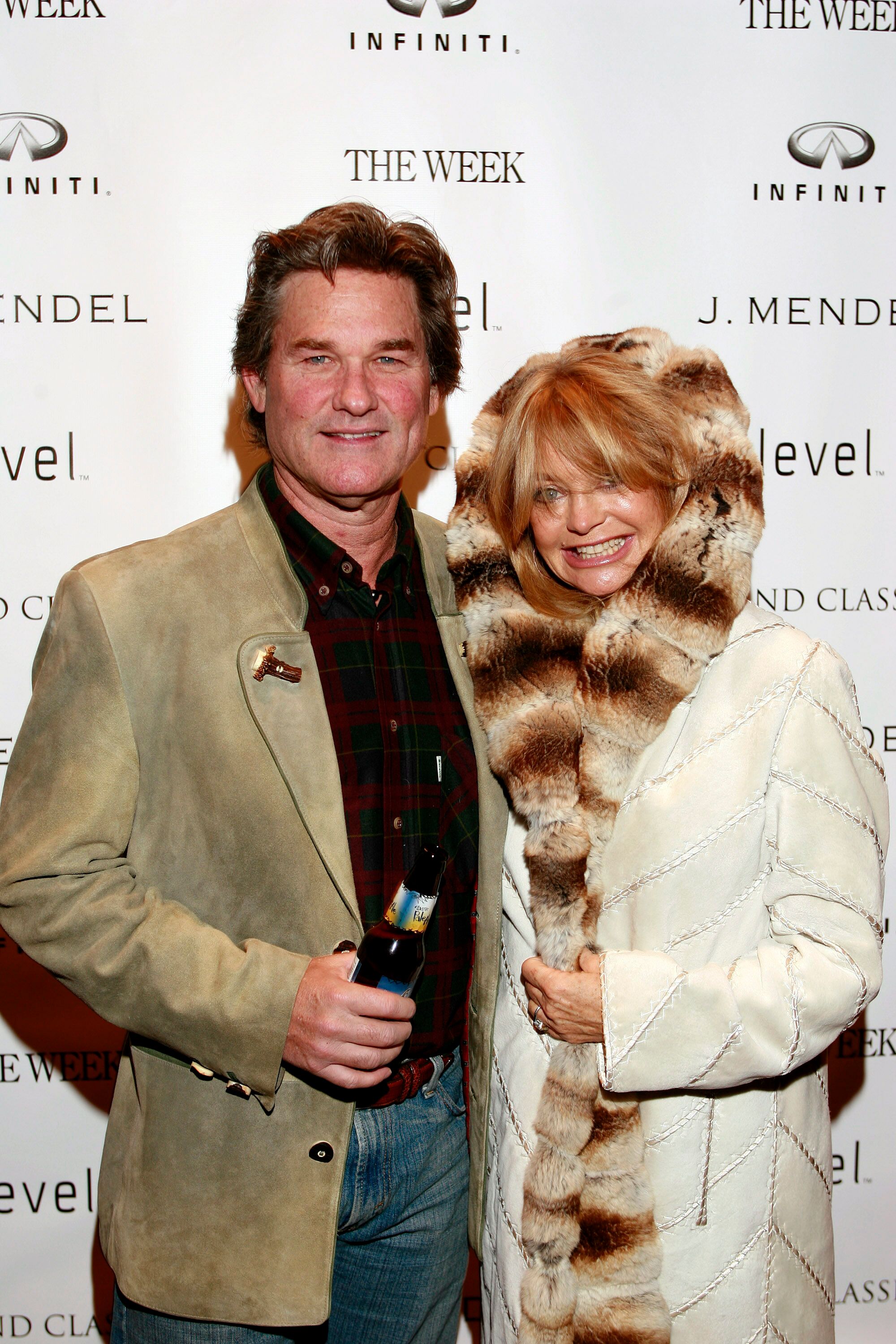 Kurt Russell and actress Goldie Hawn attend the screening of "To Kill a Mockingbird" presented by The Week, J. Mendel and Infinity at The Wheeler Opera House  | Getty Images