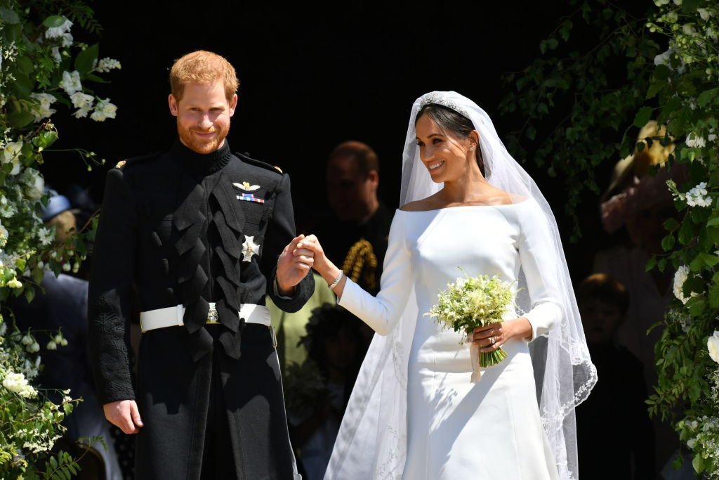  Prince Harry and Meghan Markle leave St George's Chapel after their wedding on May 19, 2018 | Photo: GettyImages