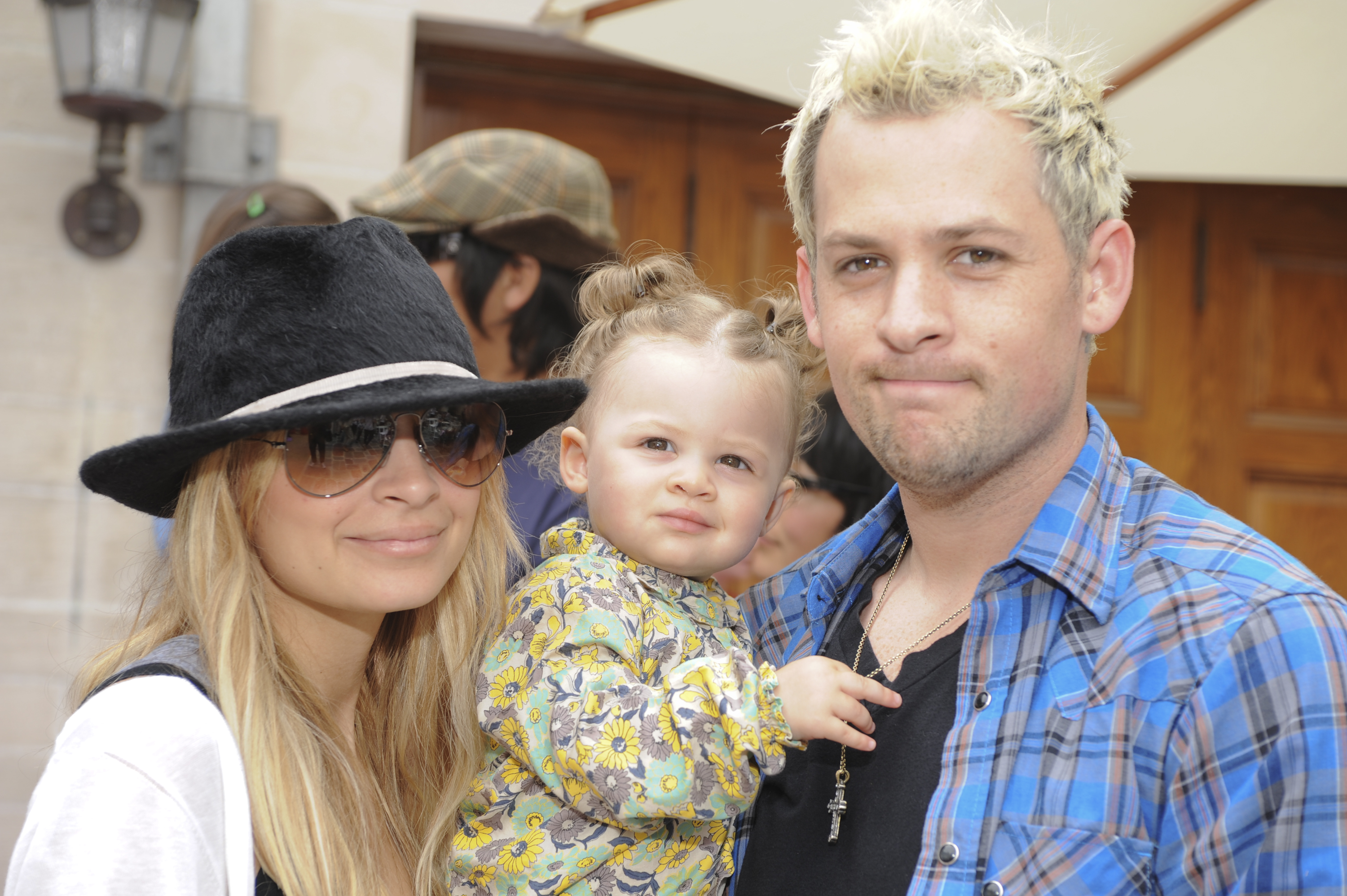 Nicole Richie, Harlow and Joel Madden attend The 3rd Annual Kidstock Music and Arts Festival on May 31, 2009 | Source: Getty Images