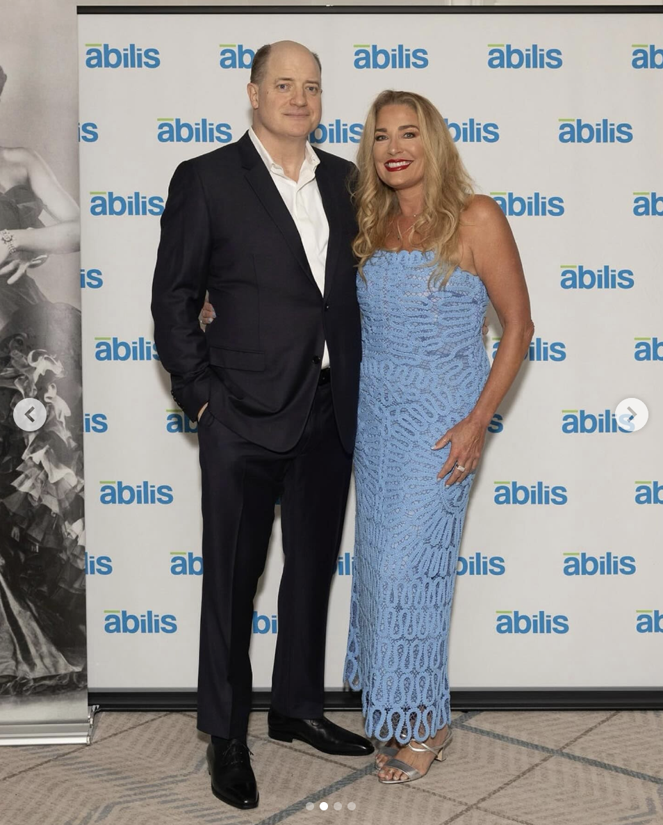 Brendan Fraser and Jeanne Moore seen together at an Abilis charity event | Source: Instagram/jeannemoore1001