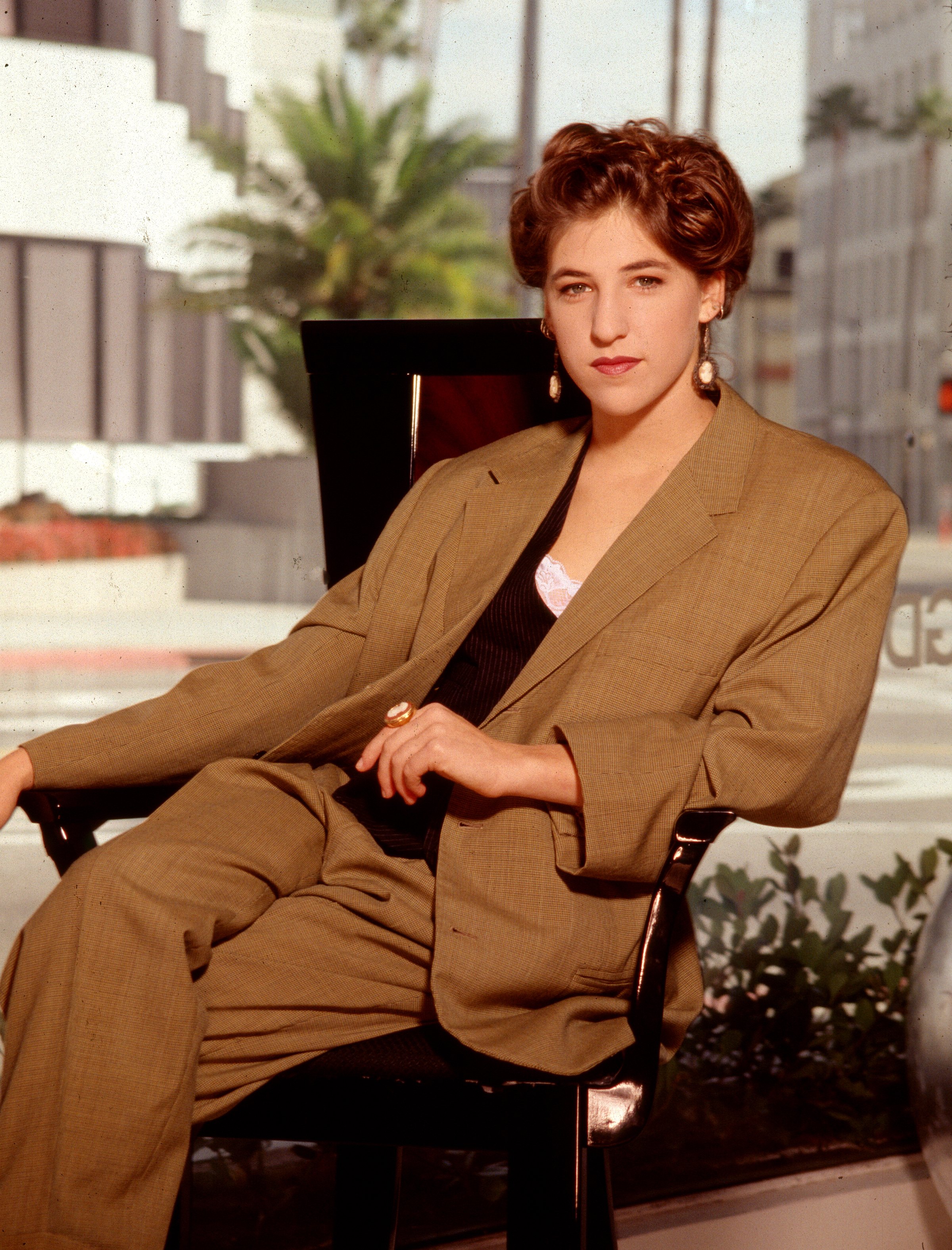 Mayim Bialik, circa 1995 in Los Angeles, California | Source: Getty Images