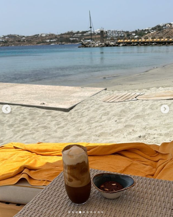Lindsay Lohan's vacations photos in Mykonos, Greece, dated May 2024. |Source: Instagram/lindsaylohan