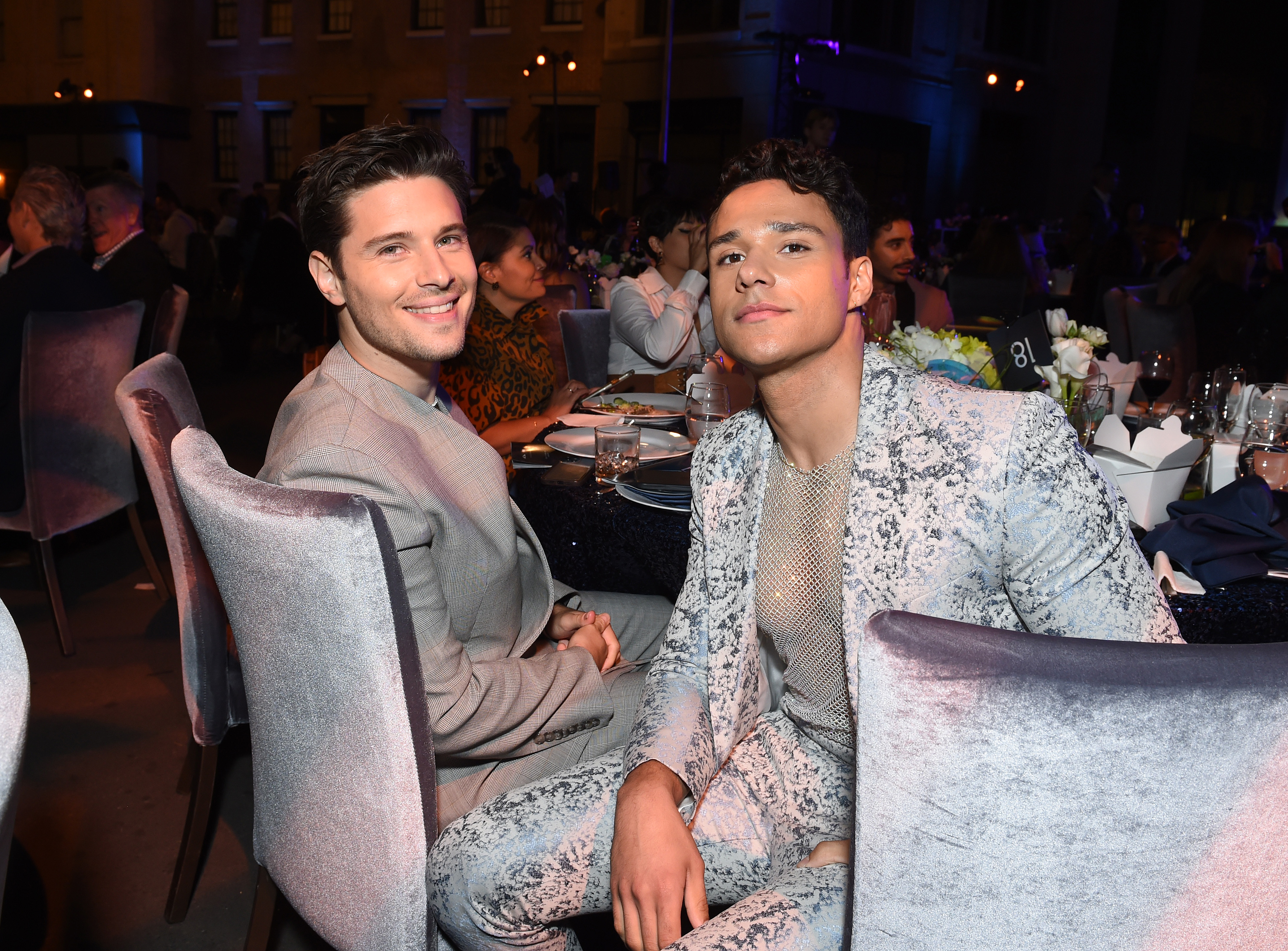 Ronen Rubinstein and Rafael Silva at the Outfest Legacy Awards on October 22, 2022, in Los Angeles, California | Source: Getty Images