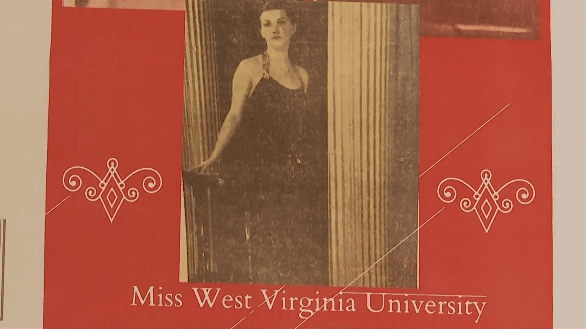 A picture of  now-110-year-old Alma Kahl when she was younger as Miss West Virginia University.  | Source: WOWK 13 News