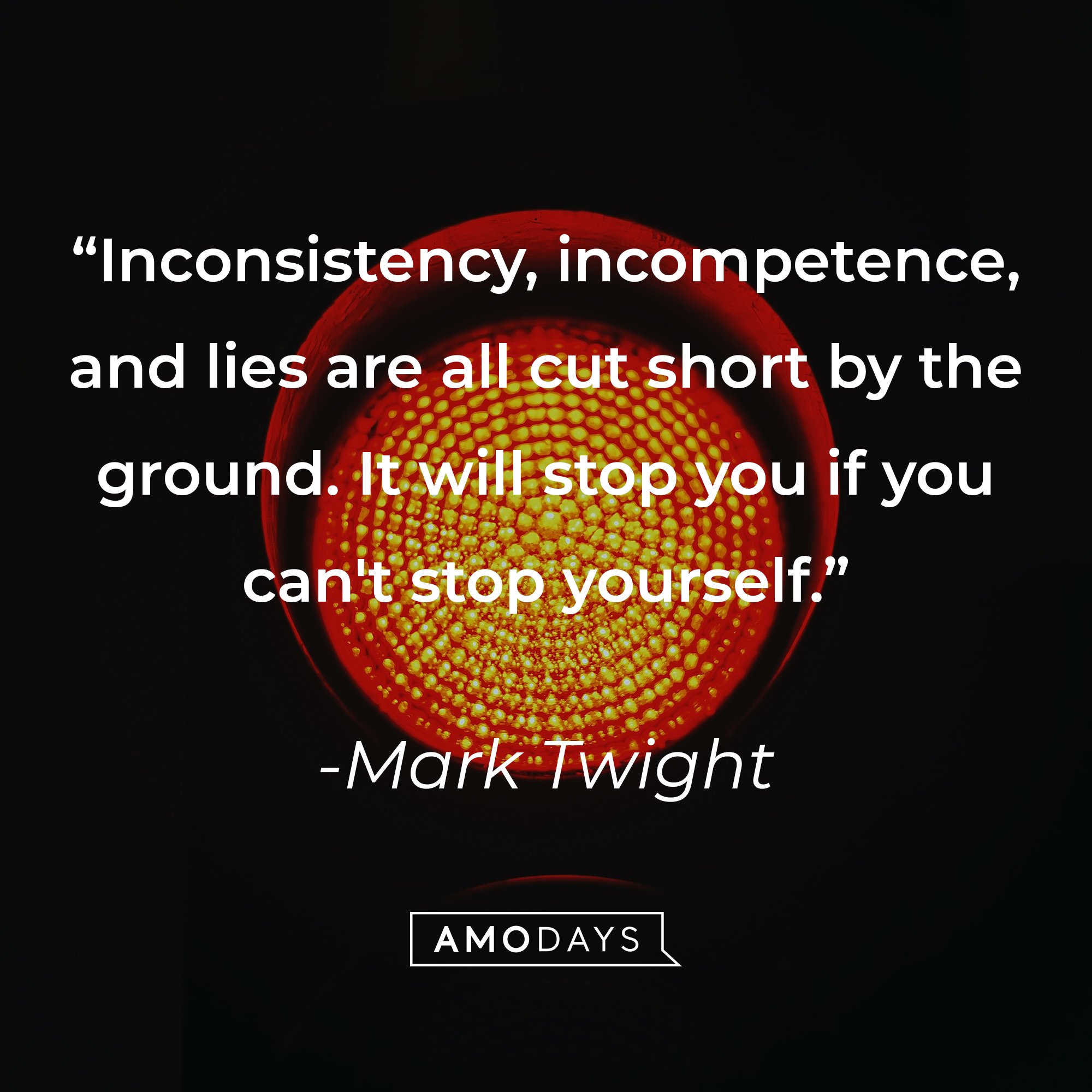 Mark Twight's quote: "Inconsistency, incompetence, and lies are all cut short by the ground. It will stop you if you can't stop yourself." | Image: AmoDays