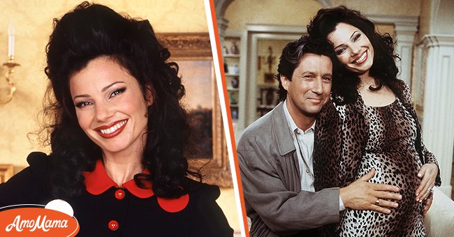 Fran Descher in the CBS television sitcom, "The Nanny" [Left] Charles Shaughnessy and Fran Drescher star in "The Baby Shower", an episode of "The Nanny" [Right] | Source: Getty Images