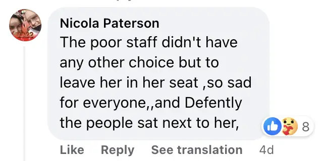 A comment left on a Facebook post about the Qatar Airways situation | Source: facebook.com/DailyMail