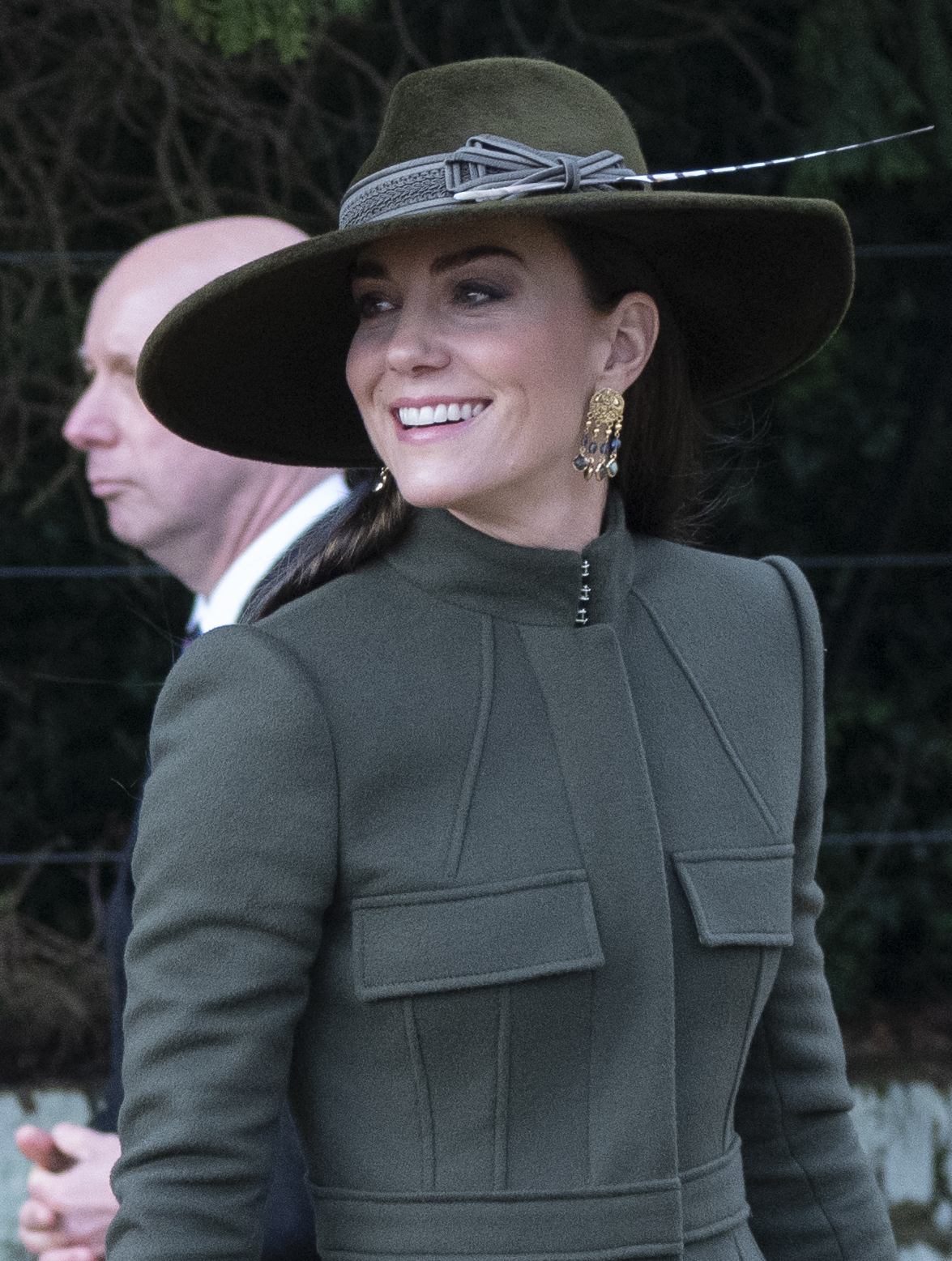 Princess Catherine at the Christmas Day service at St Mary Magdalene Church in Sandringham, Norfolk on December 25, 2022 | Source: Getty Images