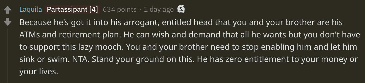 A user's comment on the Reddit post. | Source: Reddit