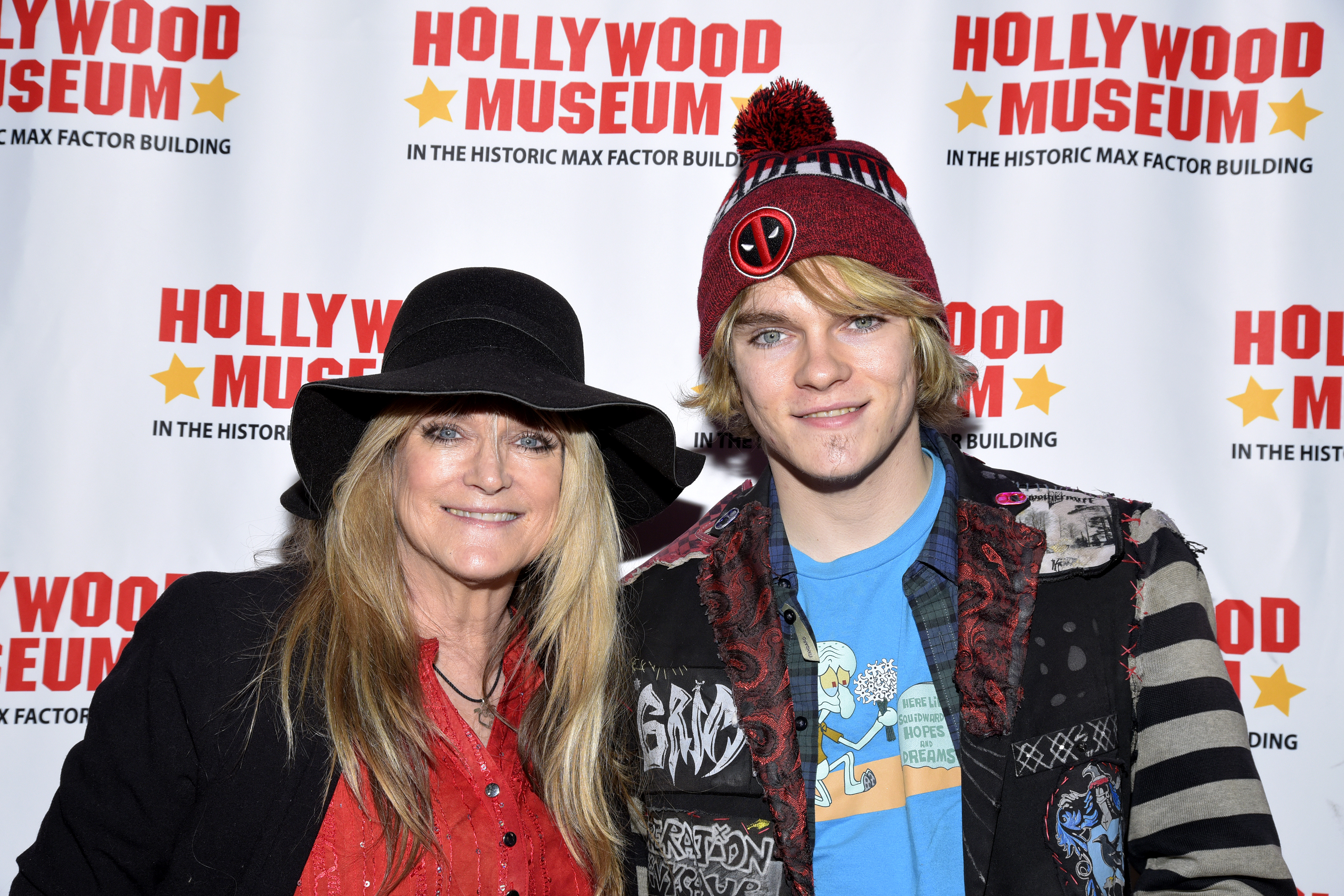 Susan Olsen with her son Michael photographed in Hollywood in  2019 | Source: Getty Images