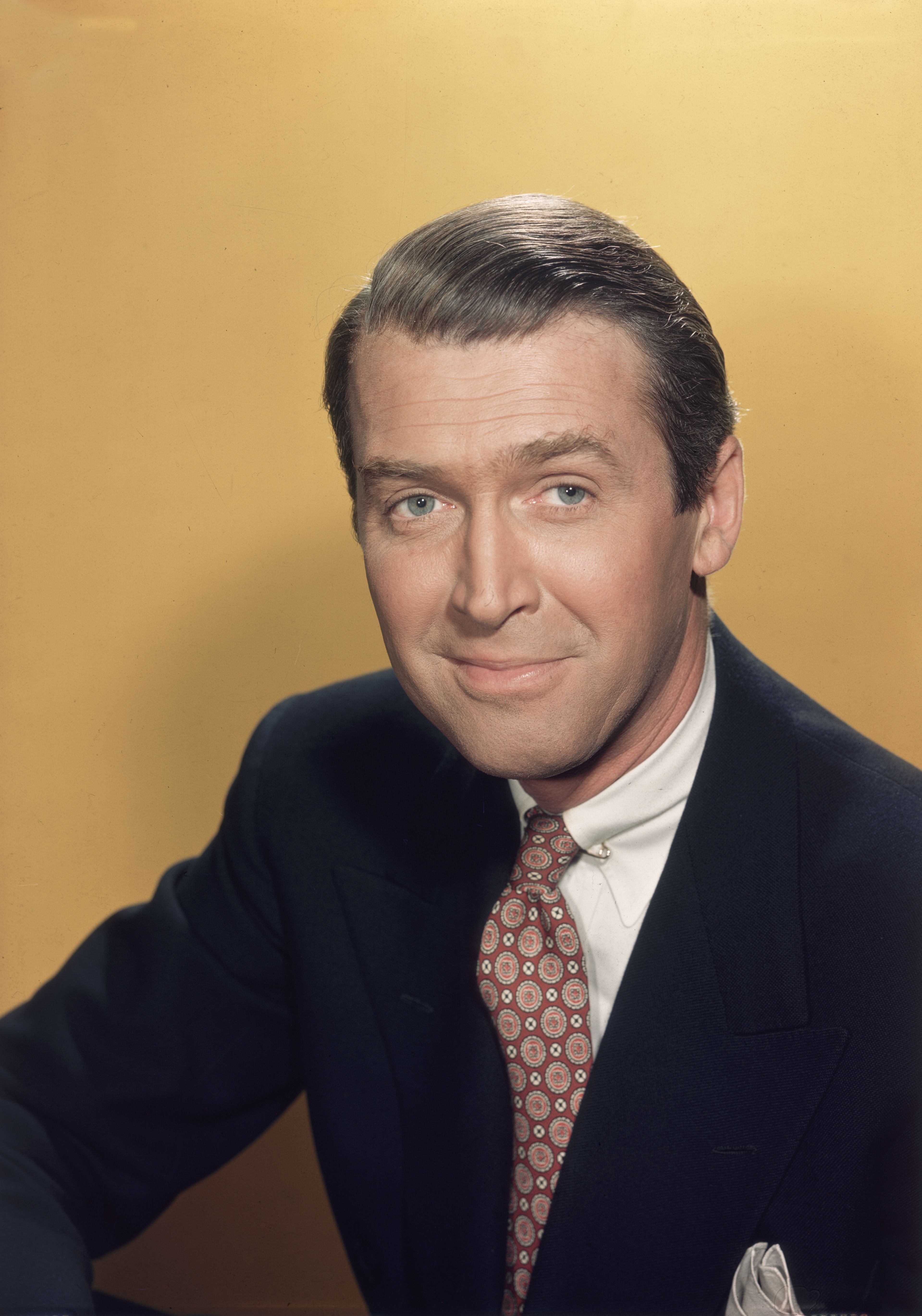 James Stewart posing for a photo, circa 1955. | Source: Hulton Archive/Getty Images