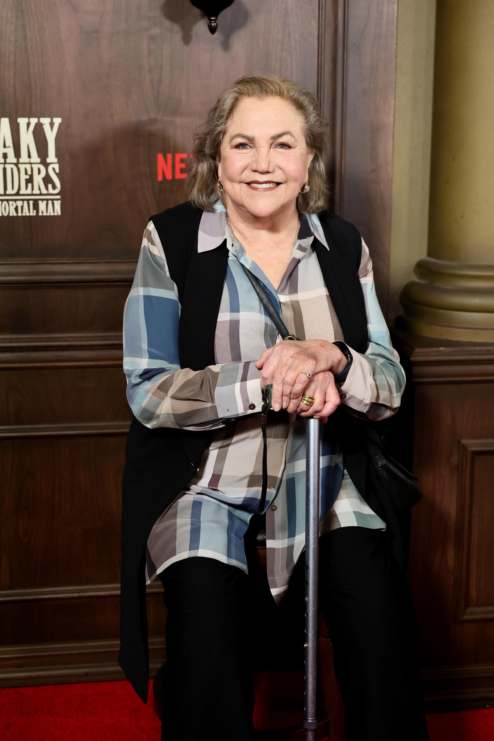 Kathleen Turner attends Netflix's "Peaky Blinders: The Immortal Man" New York Premiere at DGA Theater on March 10, 2026 in New York City | Source: Getty Images