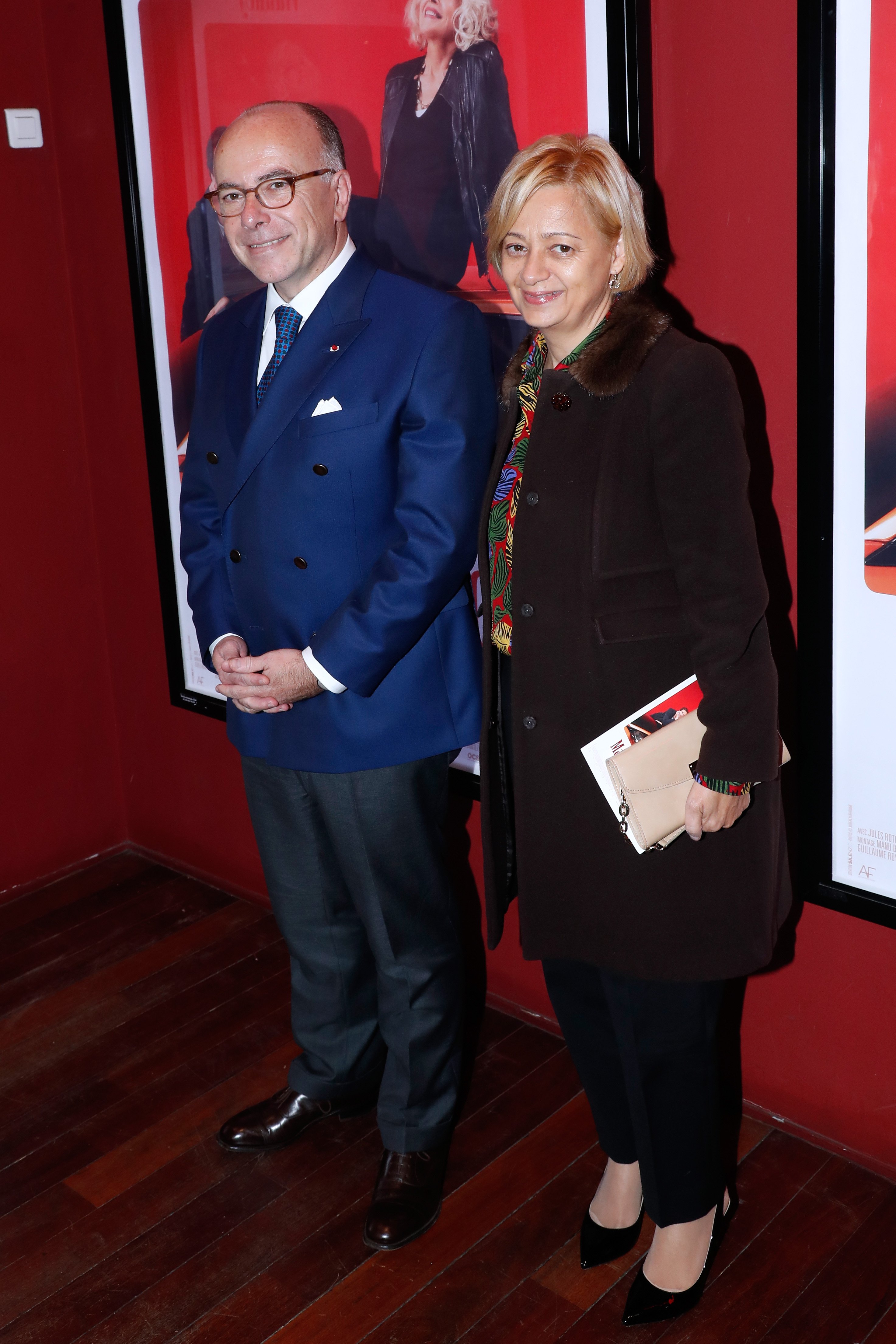 Bernard et Véronique Cazeneuve le 26 novembre 2018 à Paris. l Source : Getty Images