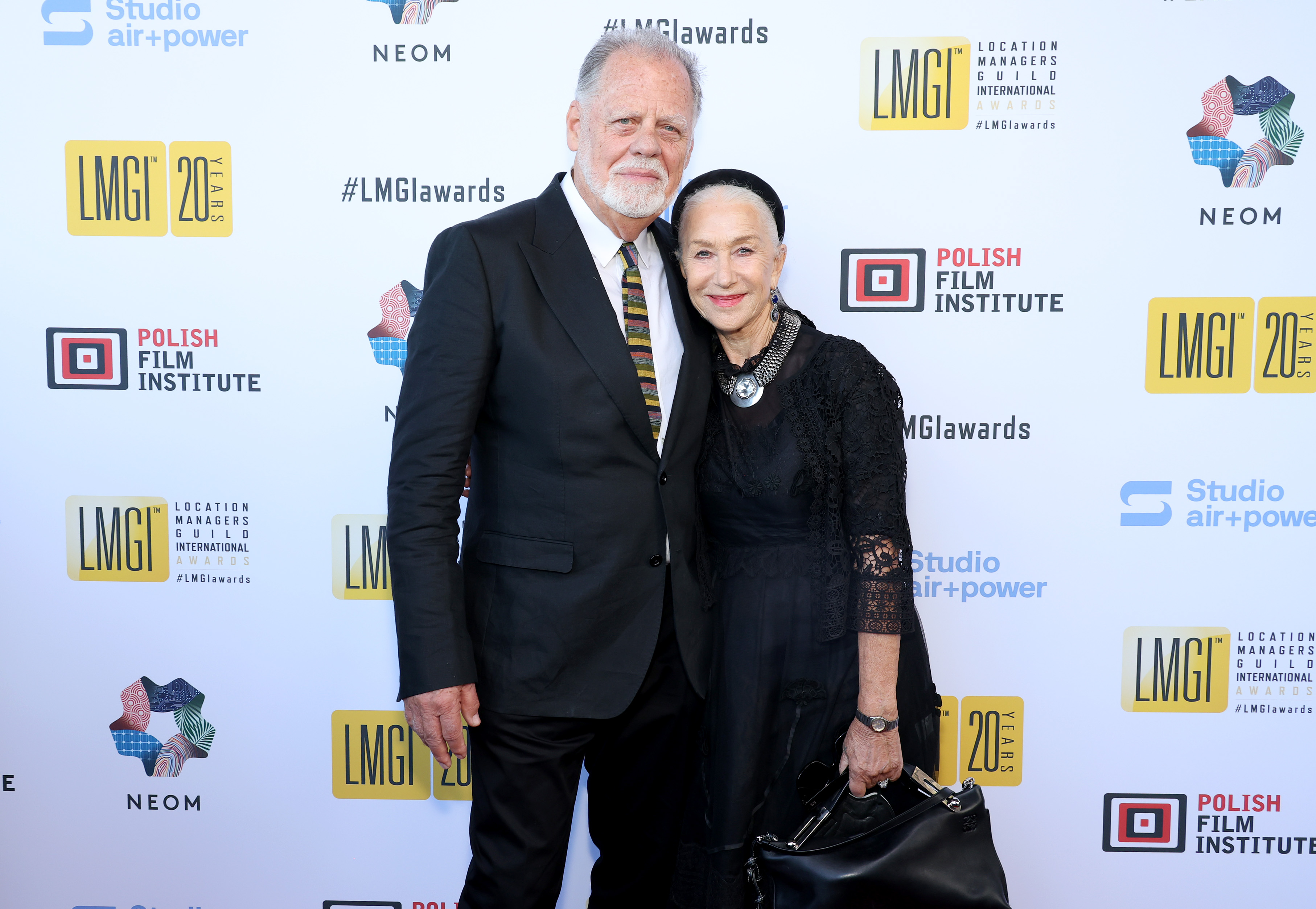 Taylor Hackford and Helen Mirren attend the 10th Annual LMGI Awards Honoring Location Managers at The Eli and Edythe Broad Stage, on August 26, 2023, in Santa Monica, California. | Source: Getty Images
