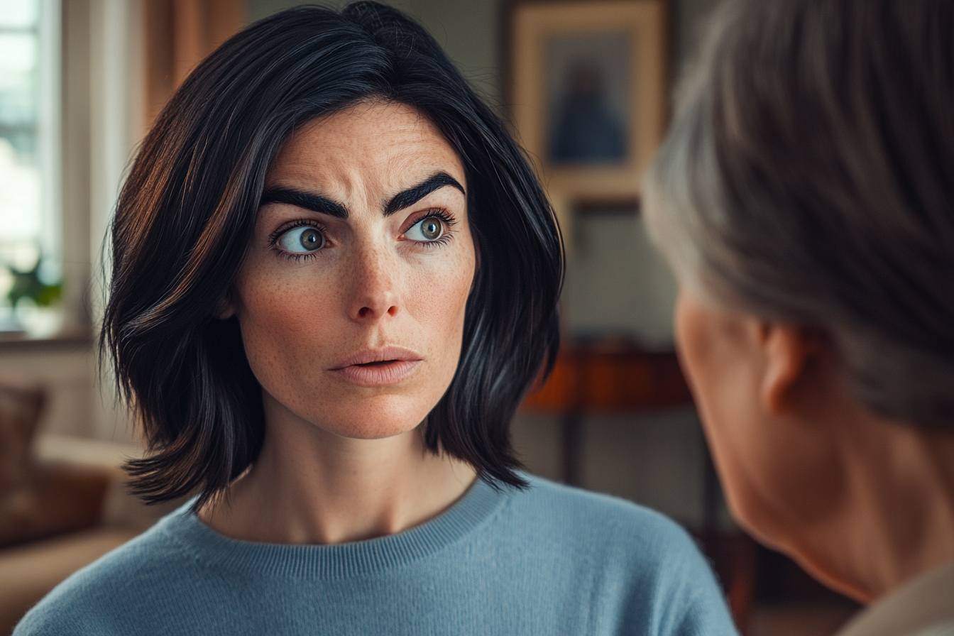 A woman talking to her mother-in-law | Source: Midjourney