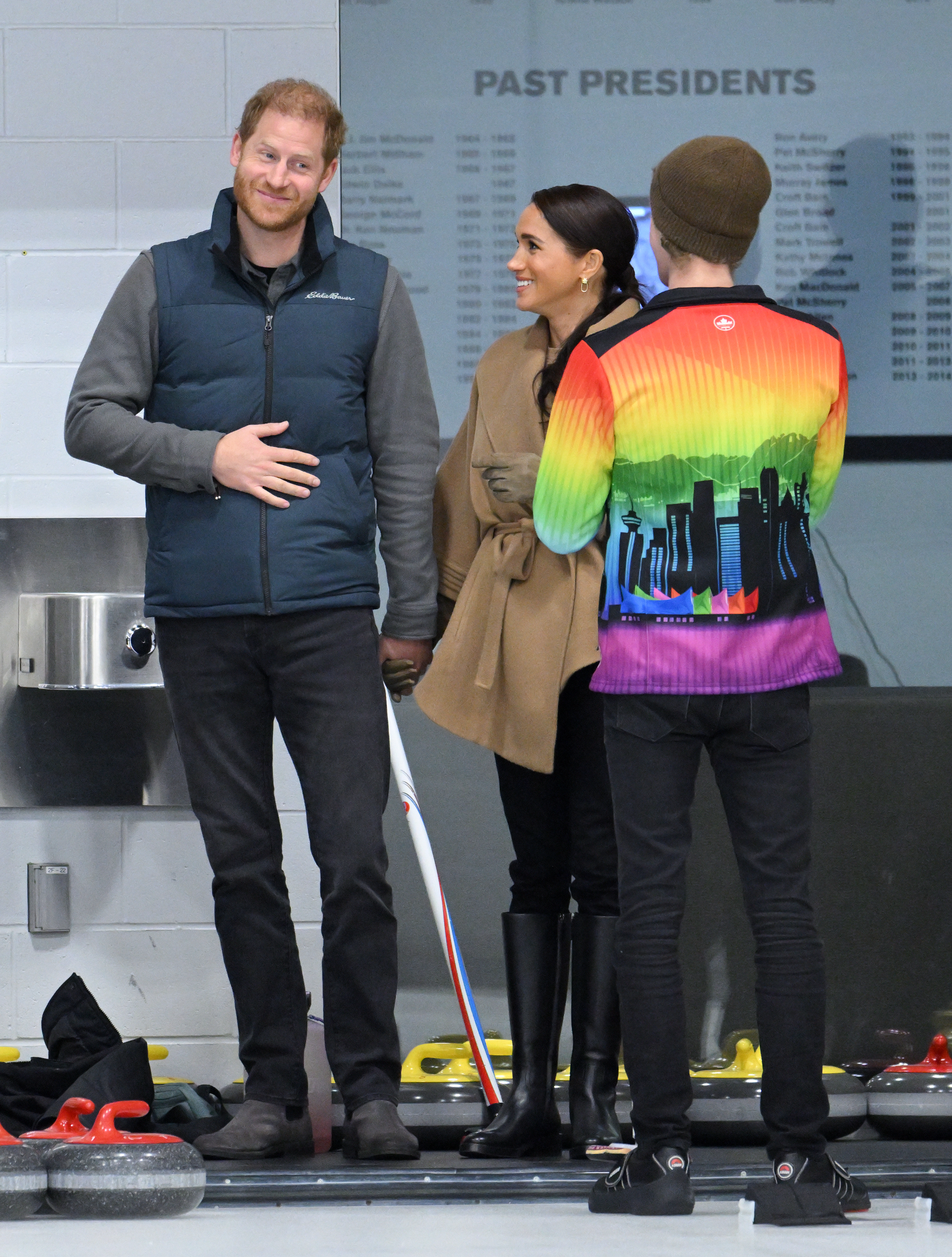 Prince Harry and Meghan Markle at the Invictus Games Vancouver Whistler 2025's One Year To Go Winter Training Camp | Source: Getty Images