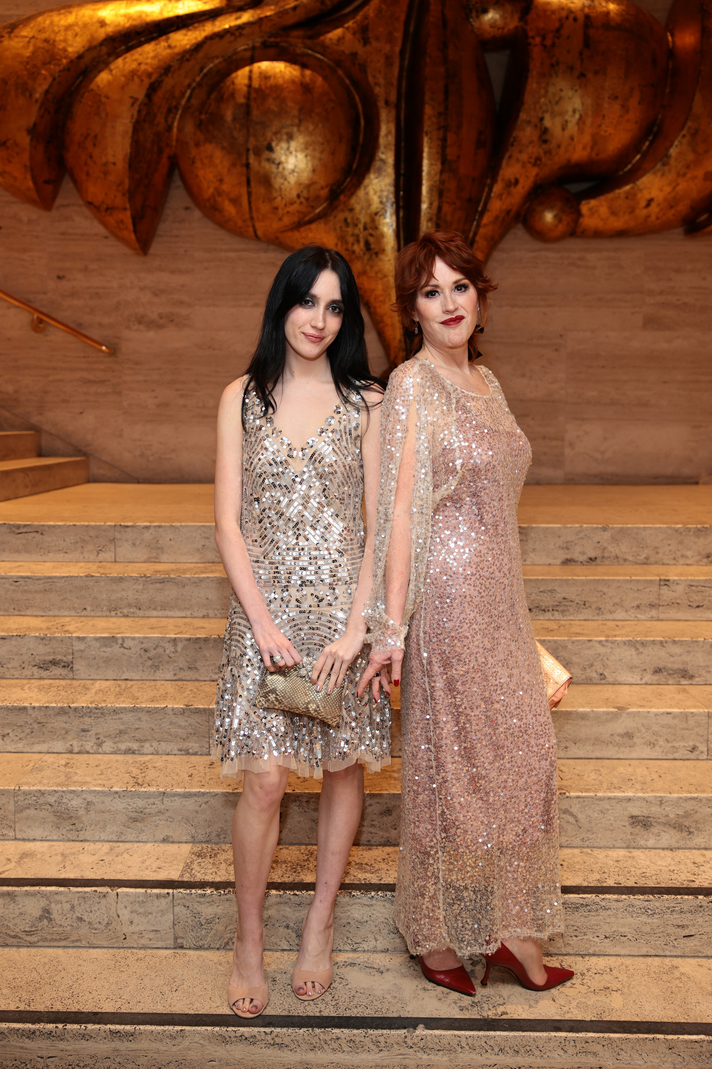Mathilda Ereni Gianopoulos and Molly Ringwald pose during the 2023 American Ballet Theater Fall Gala on October 24, 2023 in New York City | Source: Getty Images