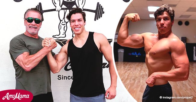 Arnold Schwarzenegger's Son Joseph Looks like Dad While Striking His ...