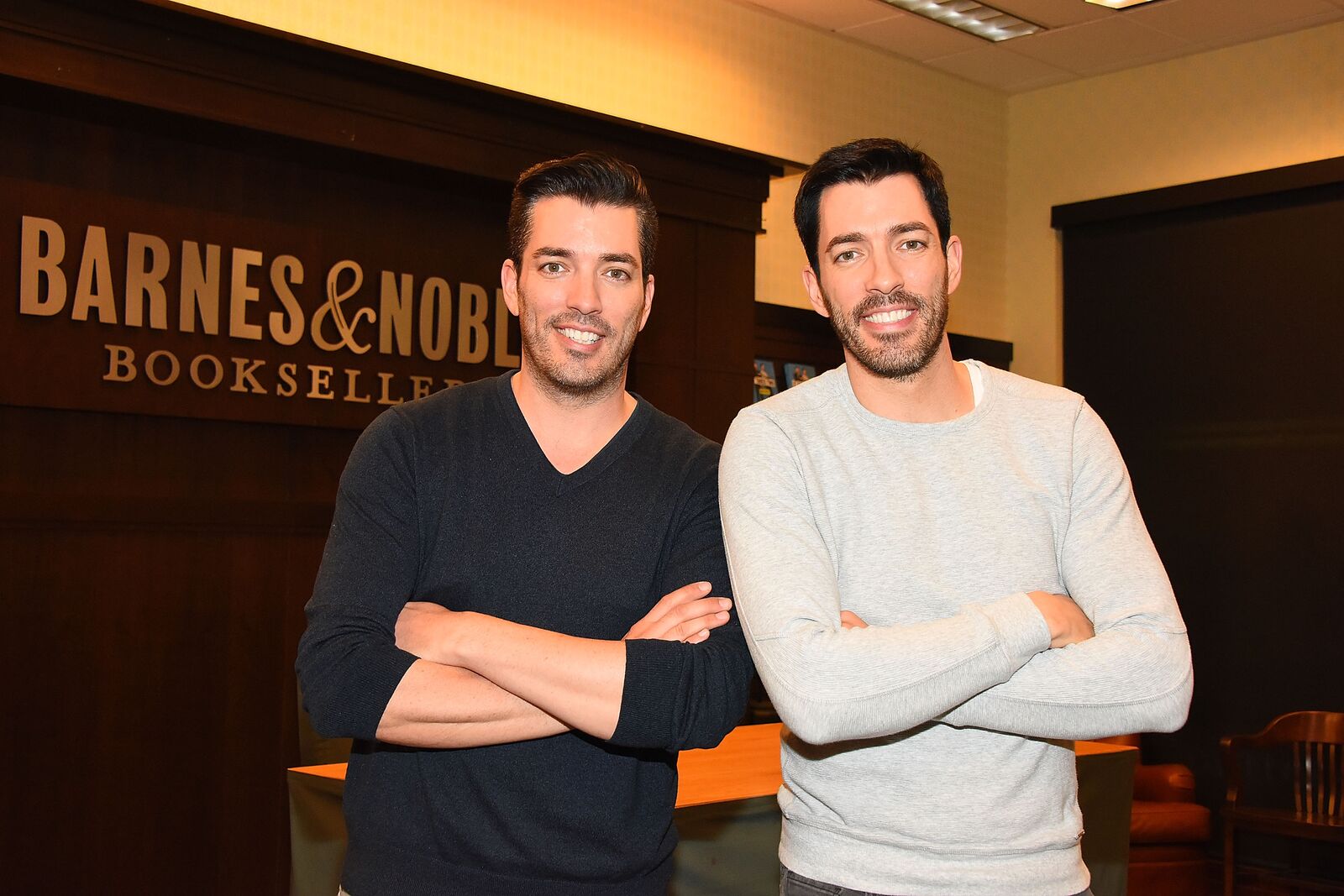 "Property Brothers" Jonathan Scott and Drew Scott Book signing for "It Takes Two: Our Story" at Barnes & Noble at The Grove on October 11, 2017. | Source: Getty Images