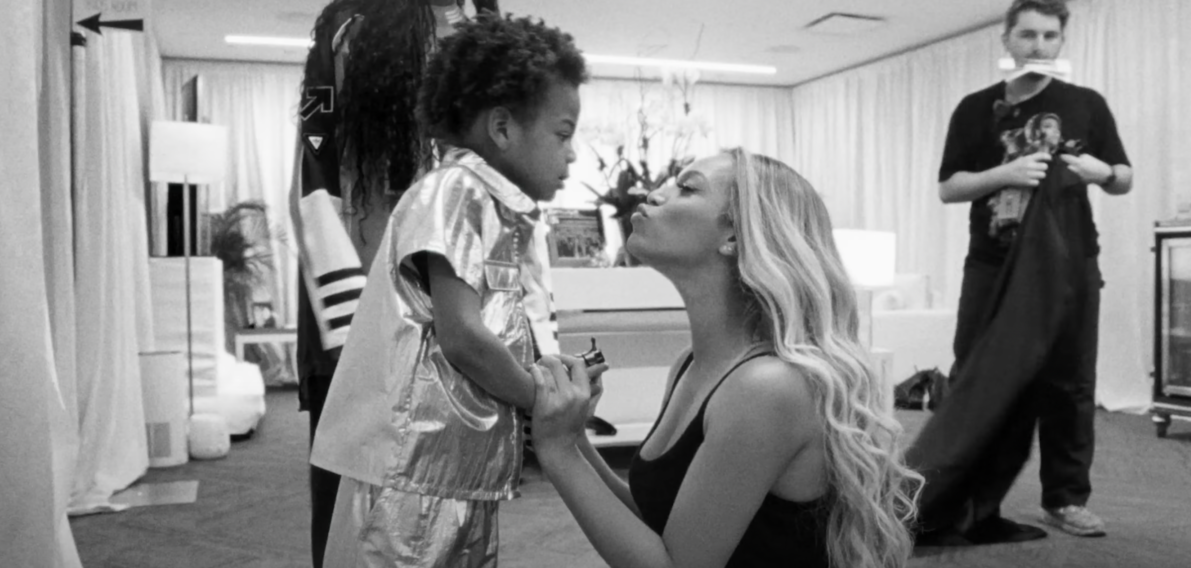 Sir Carter with his mother, Beyoncé, from a video dated October 2, 2023 | Source: YouTube/@Beyoncé