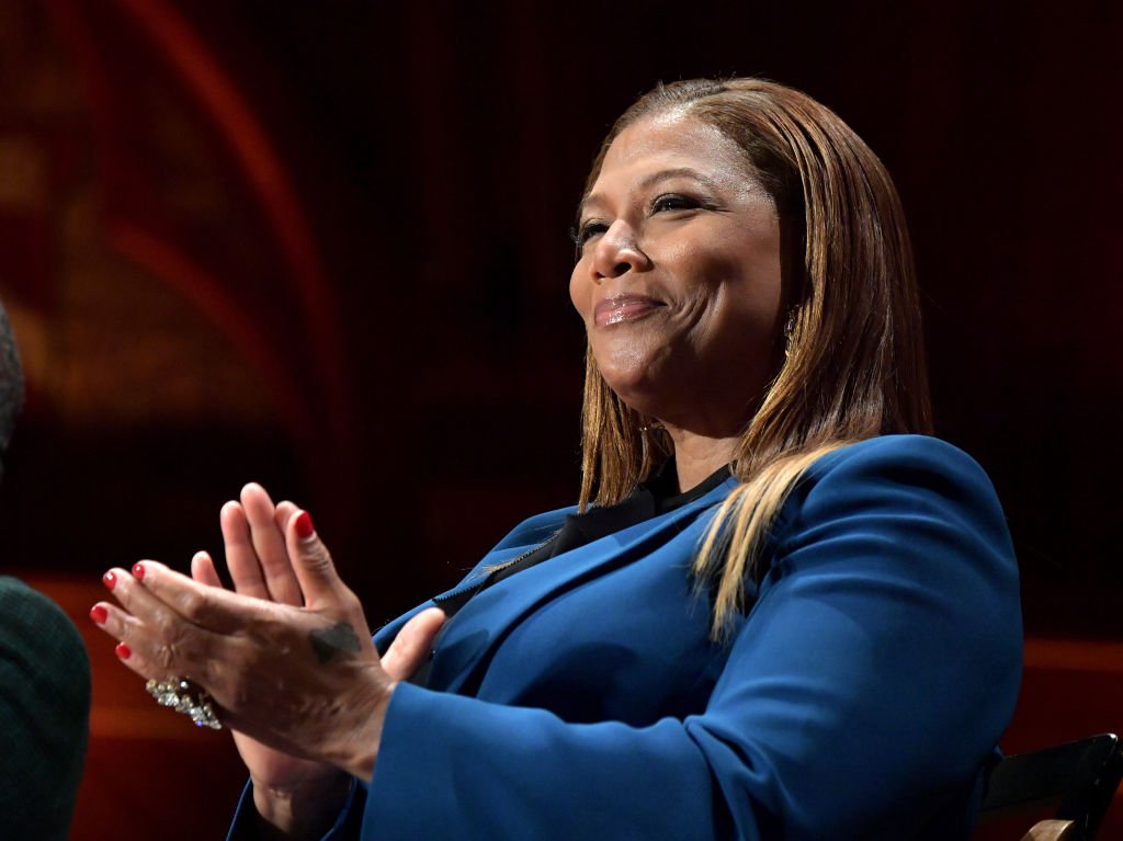 Queen Latifah on stage at the W. E. B. Du Bois Medal Ceremony at Harvard University on October 22, 2019. | Photo: Getty Images