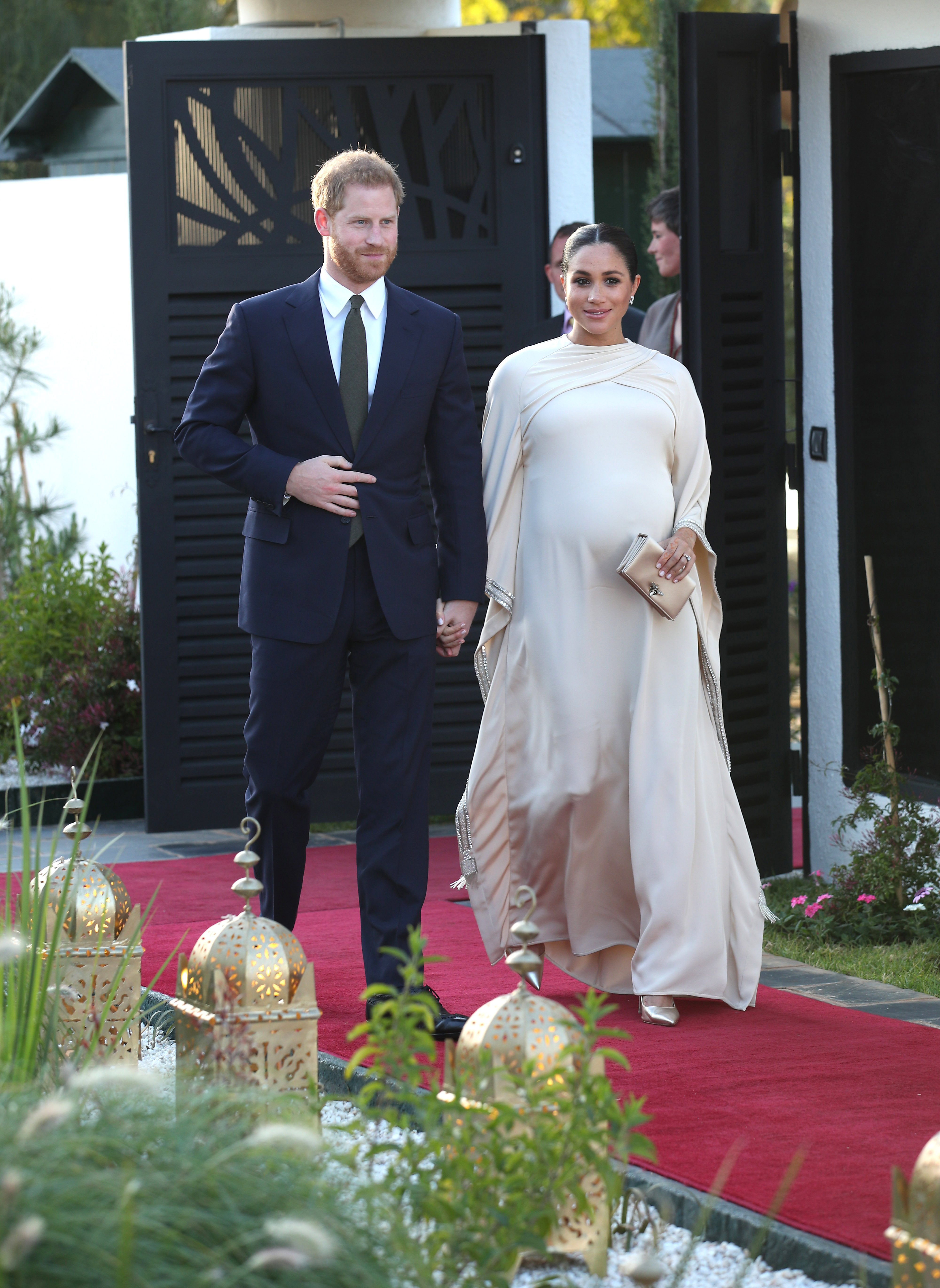 Prince Harry and Meghan Markle attend a reception in Rabat, Morocco on February 24, 2019 | Photo: Getty Images