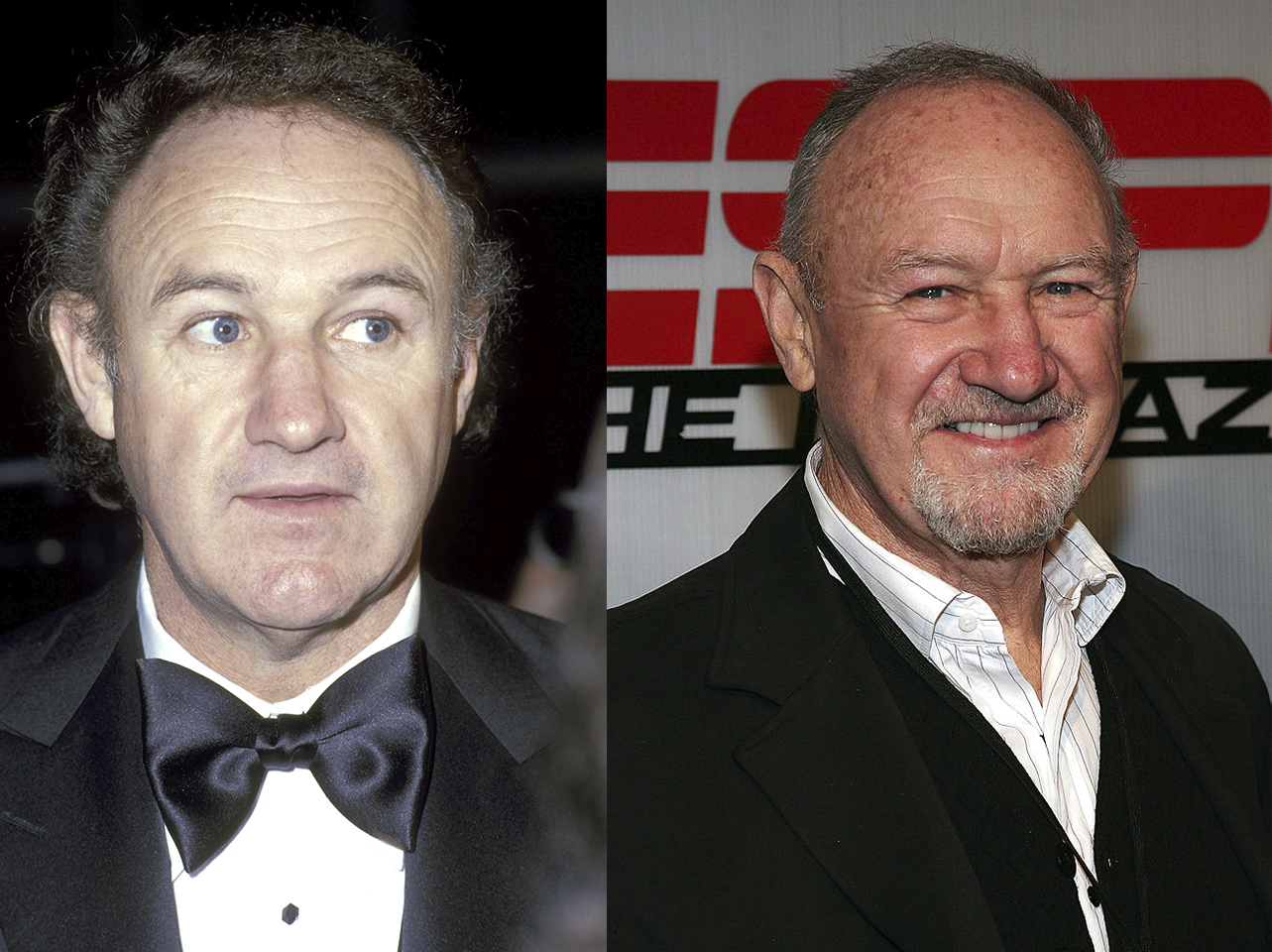 Gene Hackman on December 10, 1978 | Gene Hackman on February 4, 2005 | Source: Getty Images