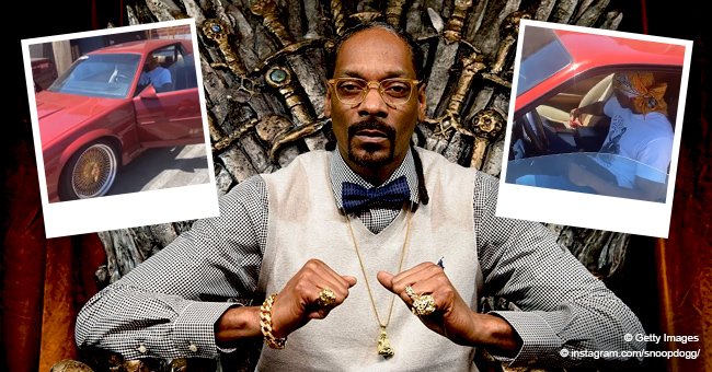 Check Out Snoop Dogg's Son Cordell Riding a Decked Out Red Car as ...