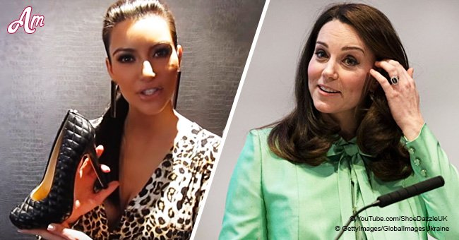 Kim Kardashian once designed a shoe for Duchess Kate’s birthday that channels her classic style