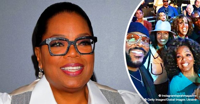 Oprah is all smiles in picture with Tyler Perry and Ava DuVernay at Beyoncé's concert