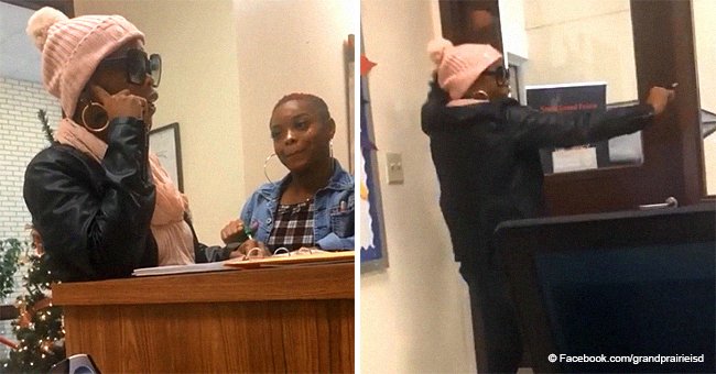 Mom Twerks in Principal's Office after Learning Daughter Got into College, Video Goes Viral