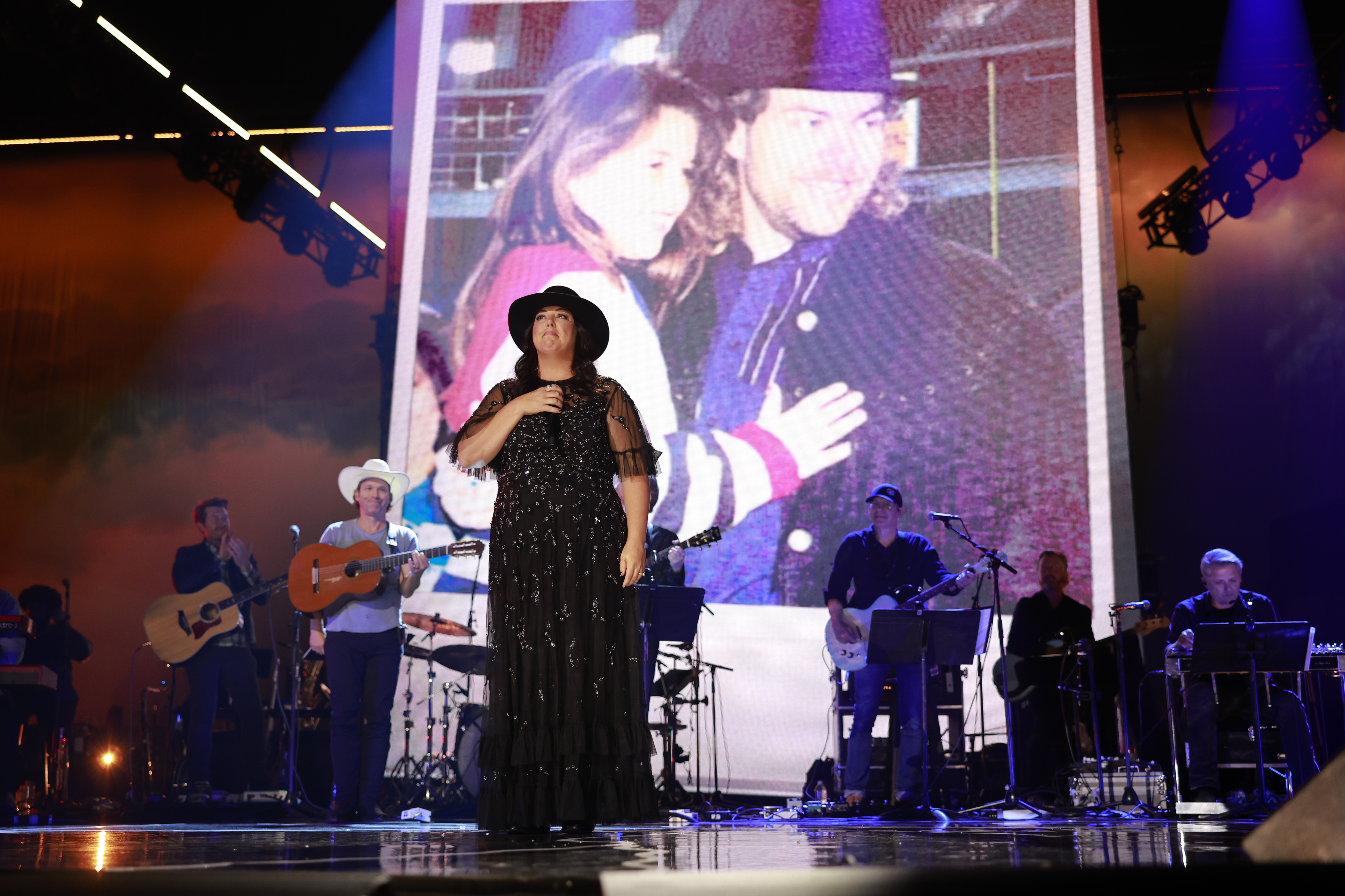 Krystal Keith during the "Toby Keith: American Icon" tribute concert in Nashville, Tennessee on July 29, 2024 | Source: Getty Images