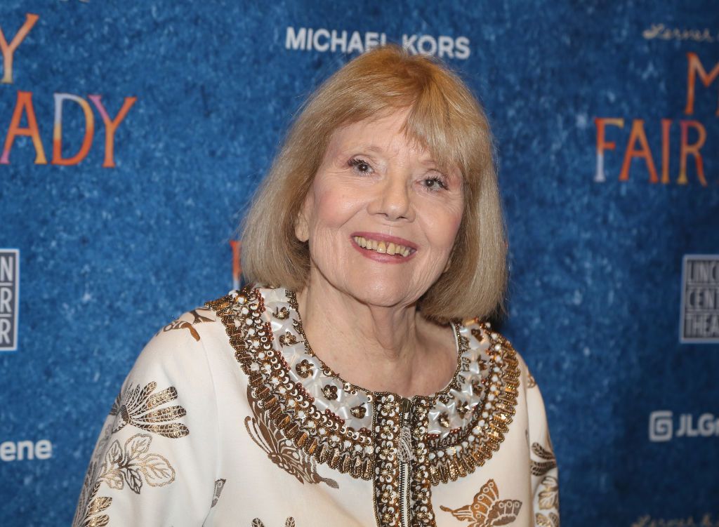 Late Dame Diana Rigg at the opening night after party for Lincoln Center Theater's production of "My Fair Lady" on Broadway at David Geffen Hall on April 19, 2018 in New York City. | Photo: Getty images