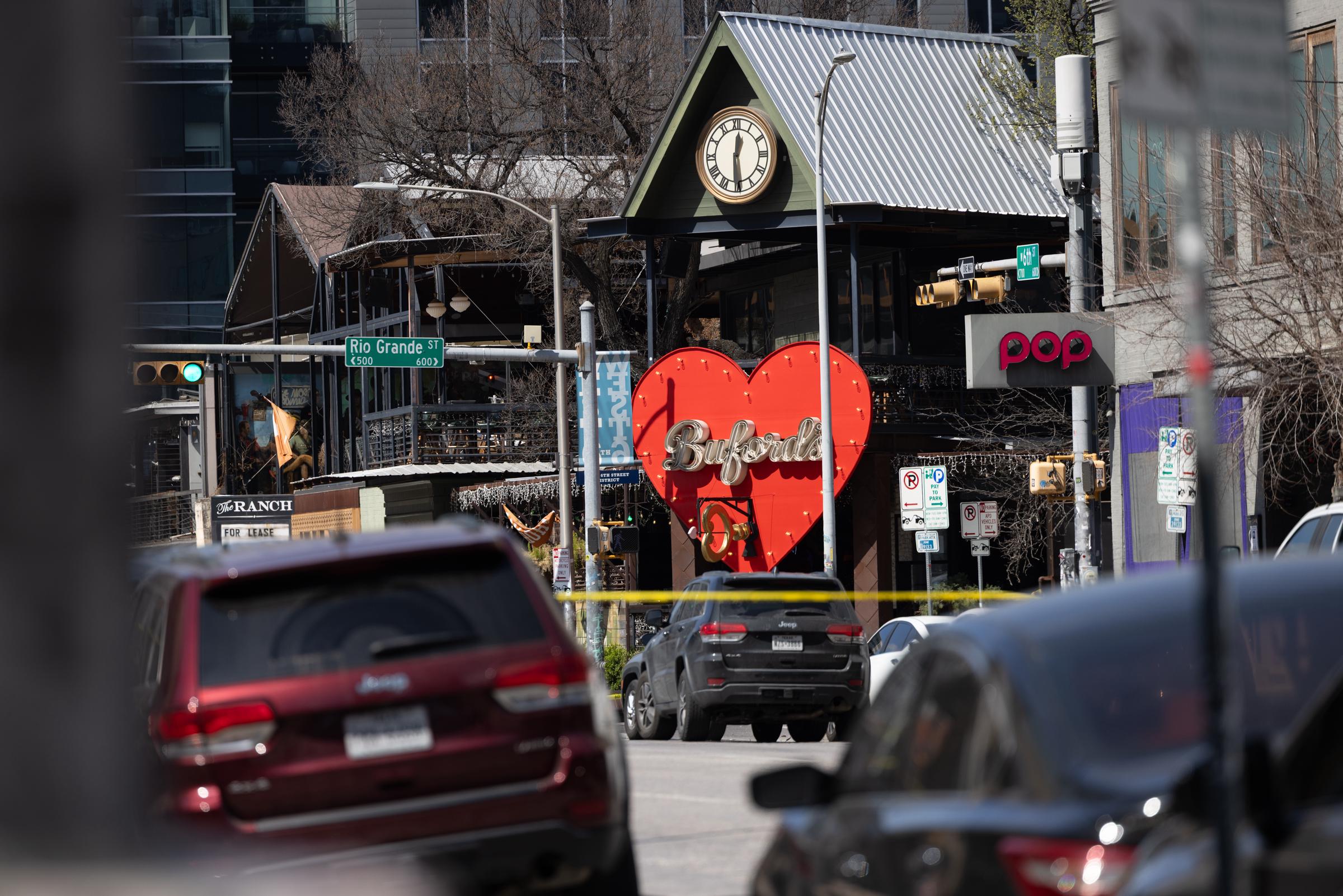 Police investigate the scene outside Buford's on West 6th Street following the March 1, 2026, shooting | Source: