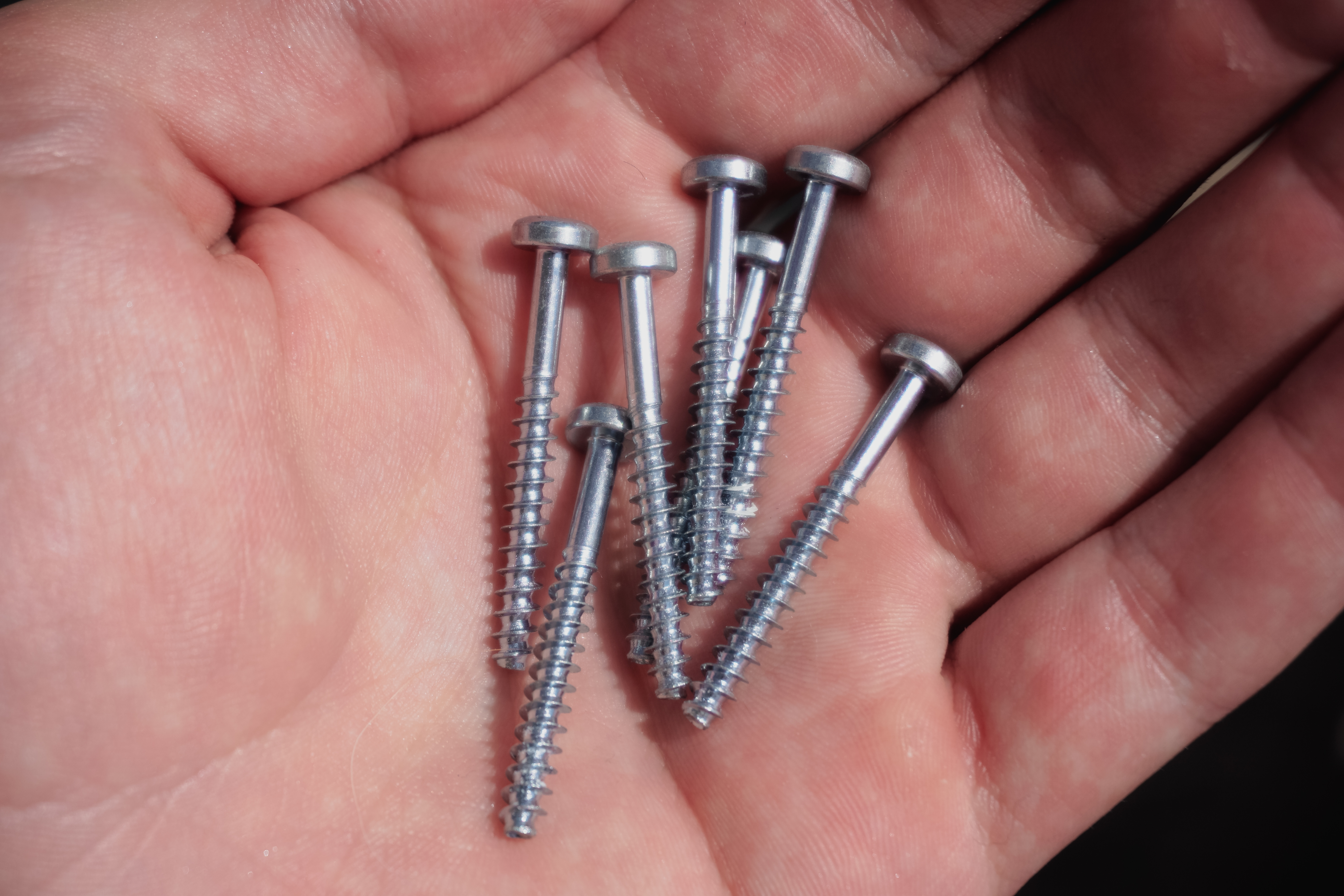 A person holding screws | Source: Shutterstock