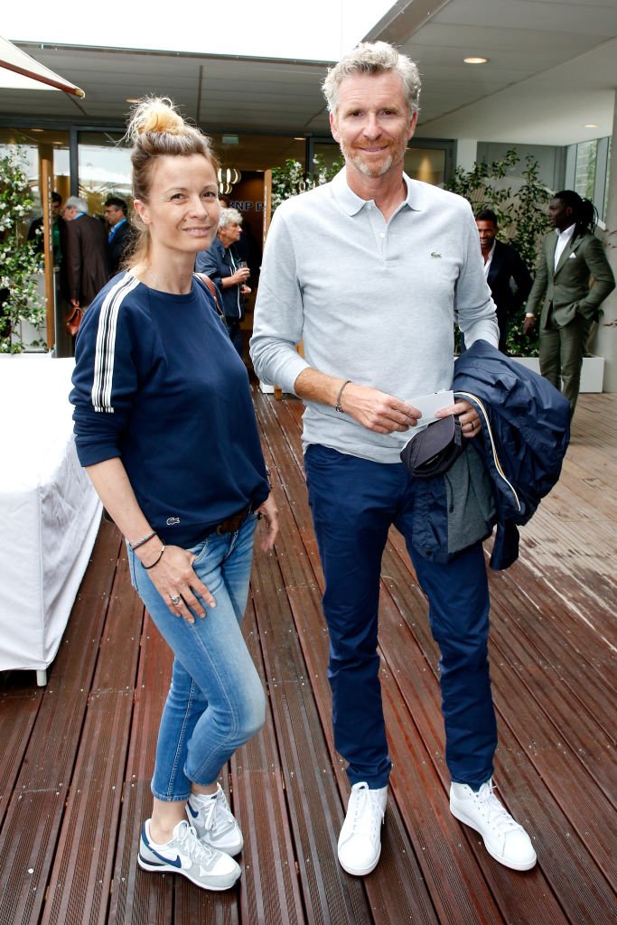 Denis Brogniart et Hortense Brogniart assistent à l'Open de France 2018 - Jour 3 à Roland Garros le 29 mai 2018 à Paris, France. | Photo : Getty Images